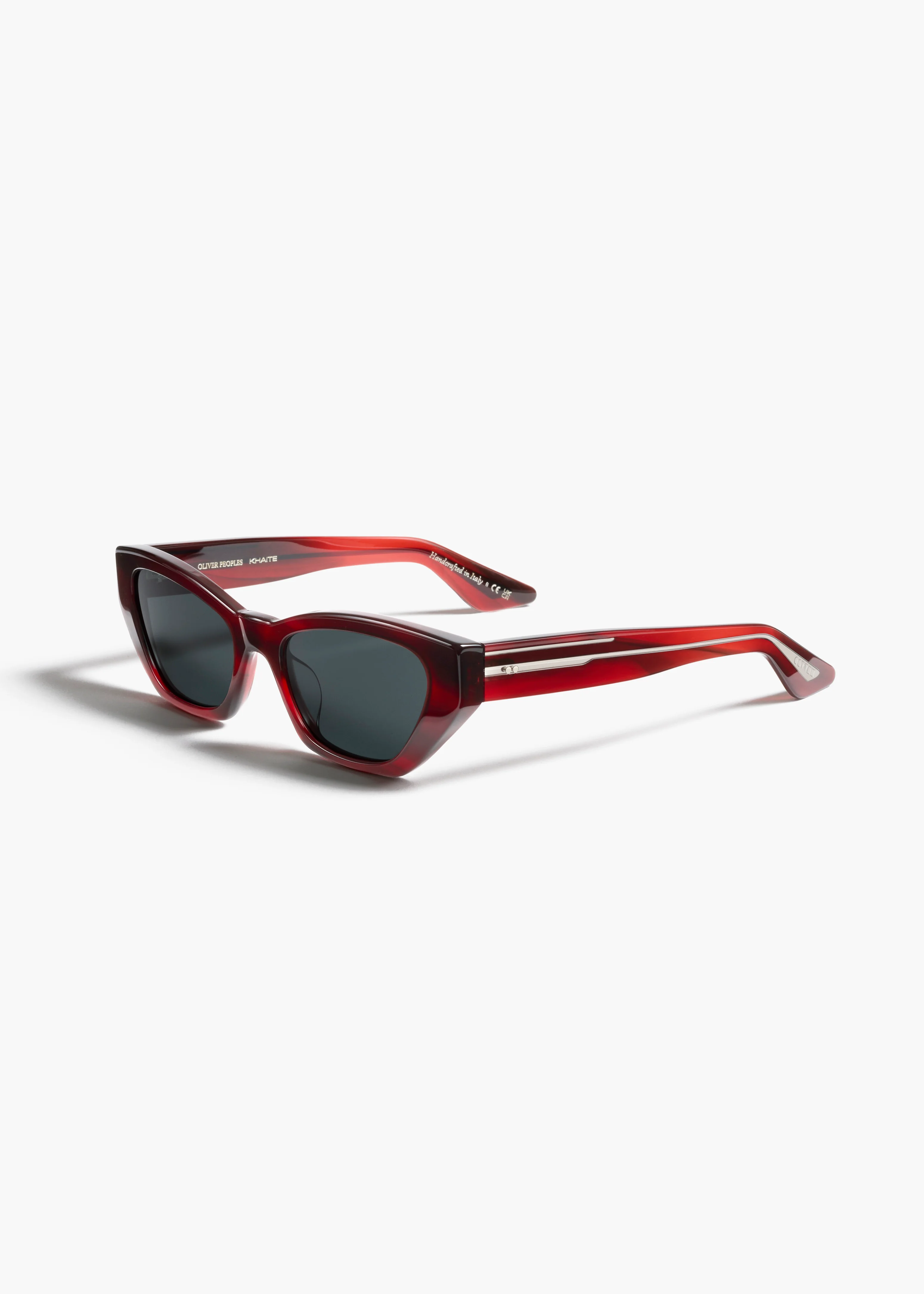 KHAITE x Oliver Peoples 1961C in Bordeaux Bark and Grey - Image 2