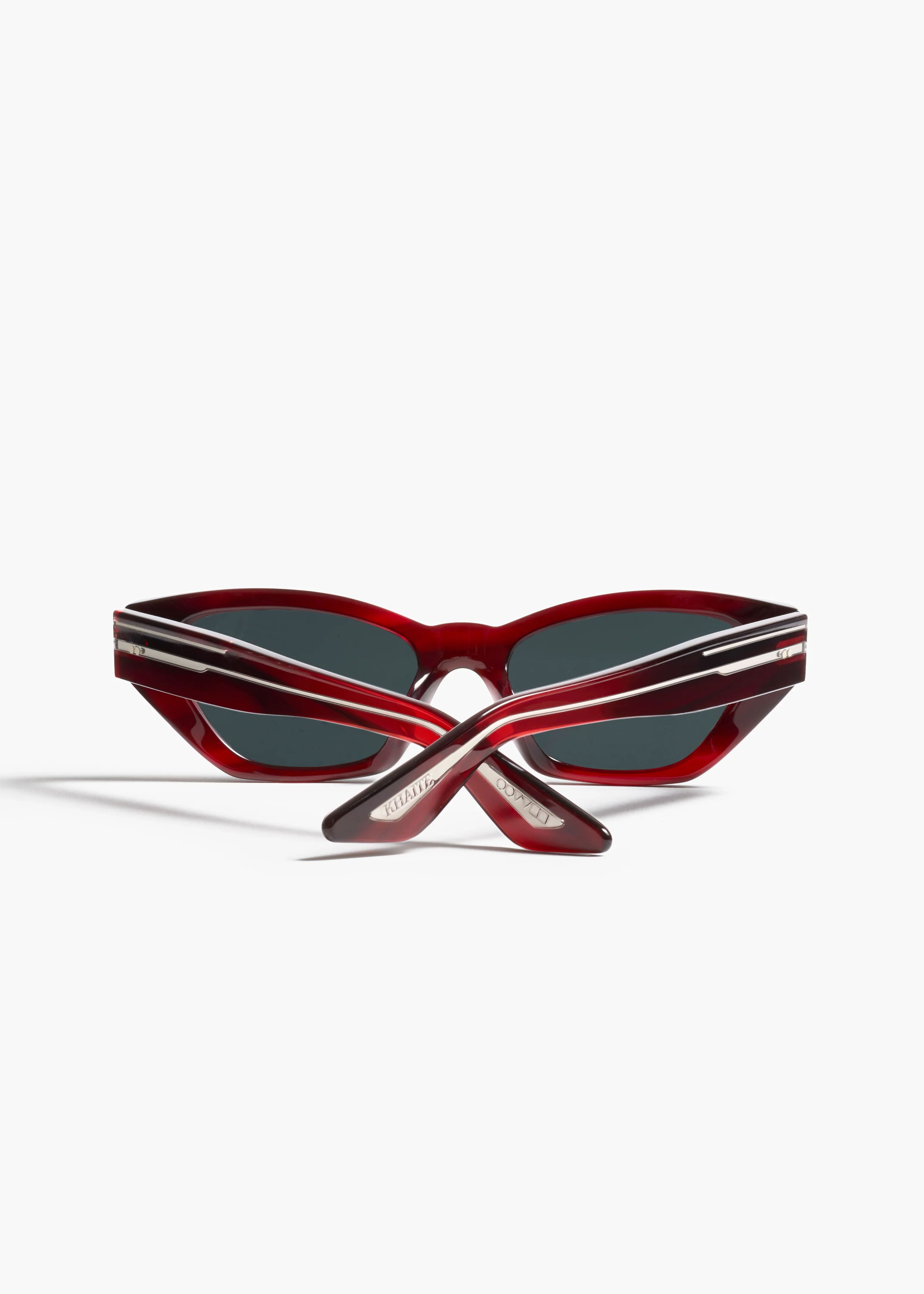 KHAITE x Oliver Peoples 1961C in Bordeaux Bark and Grey - Image 3
