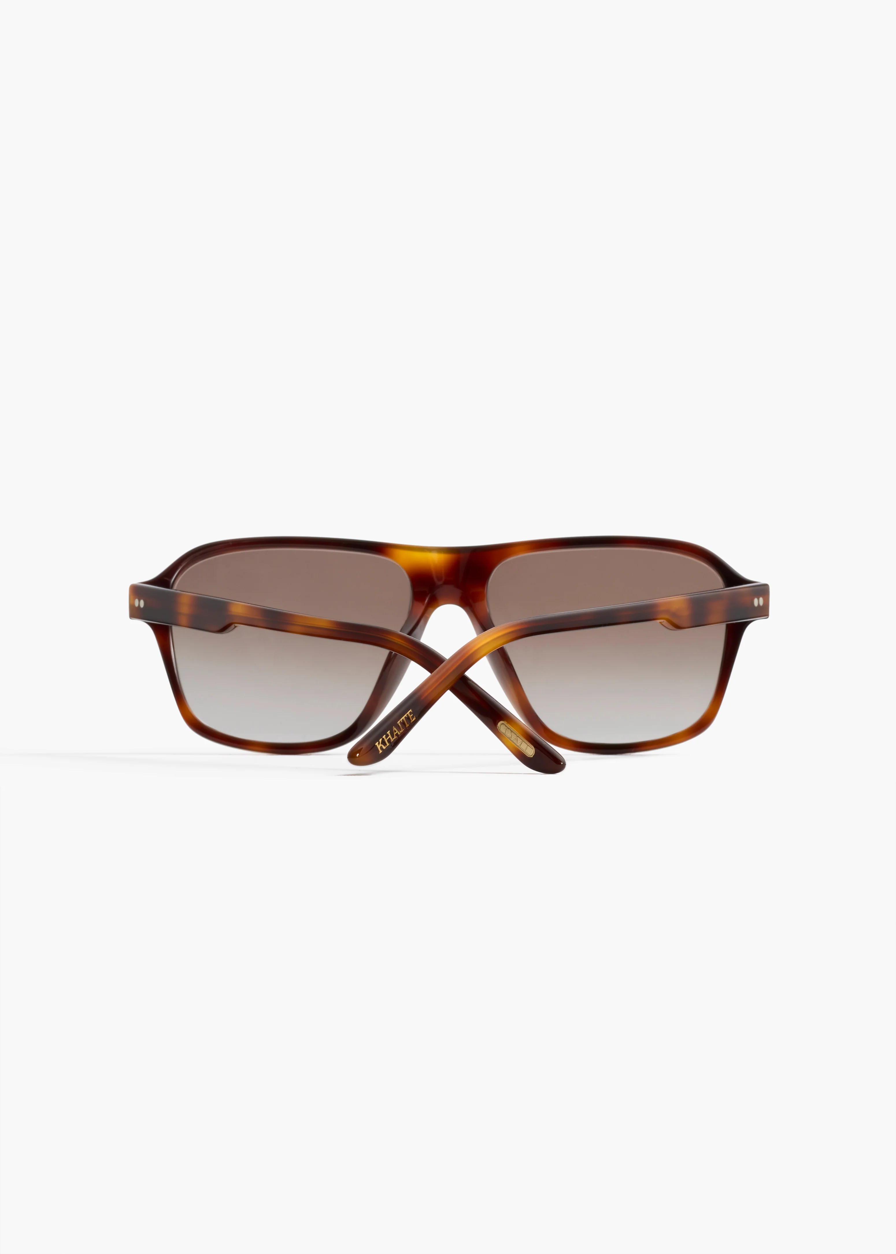 KHAITE x Oliver Peoples 1978RX in Dark Mahogany and Soft Tan Gradient - Image 3