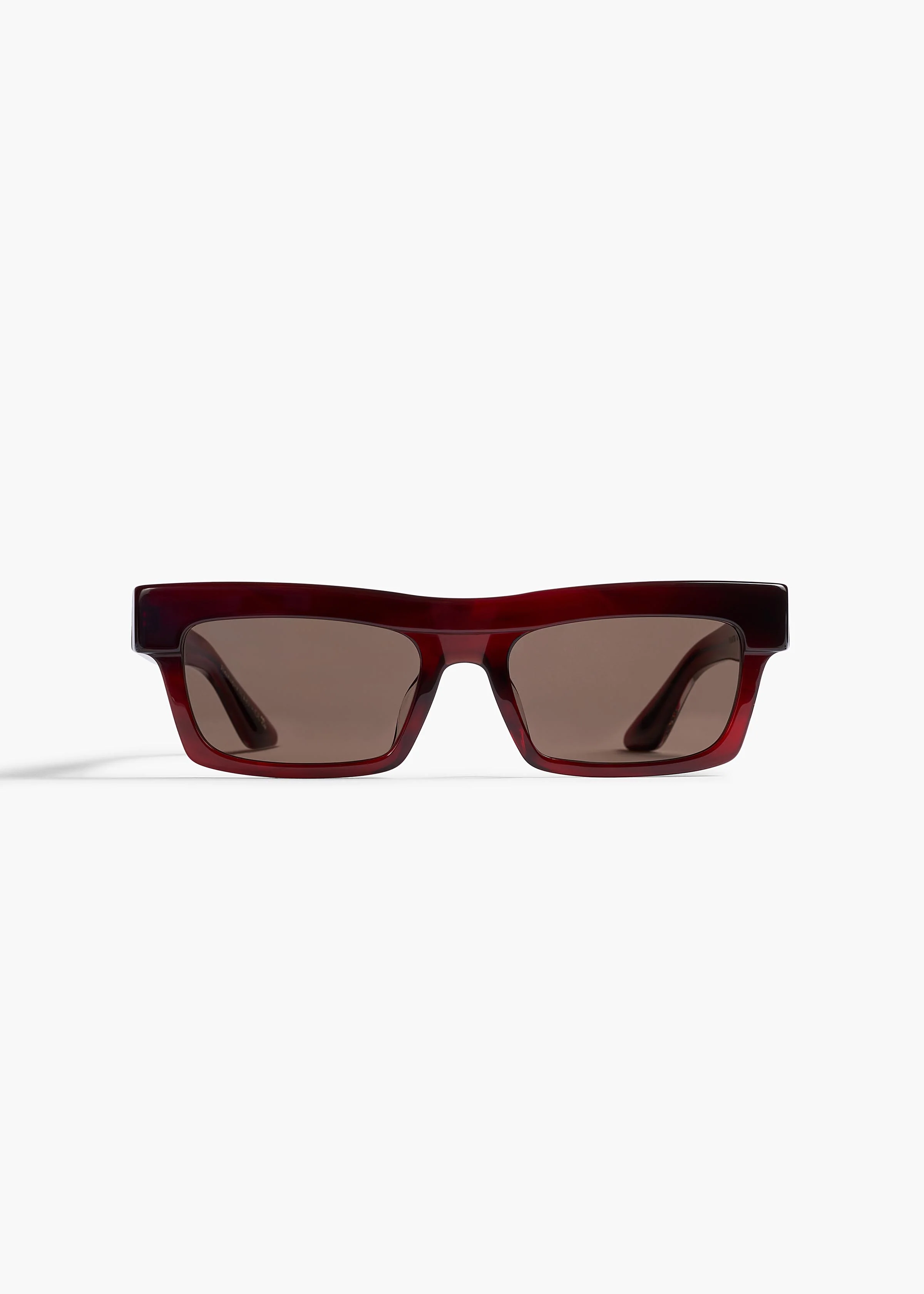 KHAITE x Oliver Peoples 1985C in Bordeaux Bark and Brown