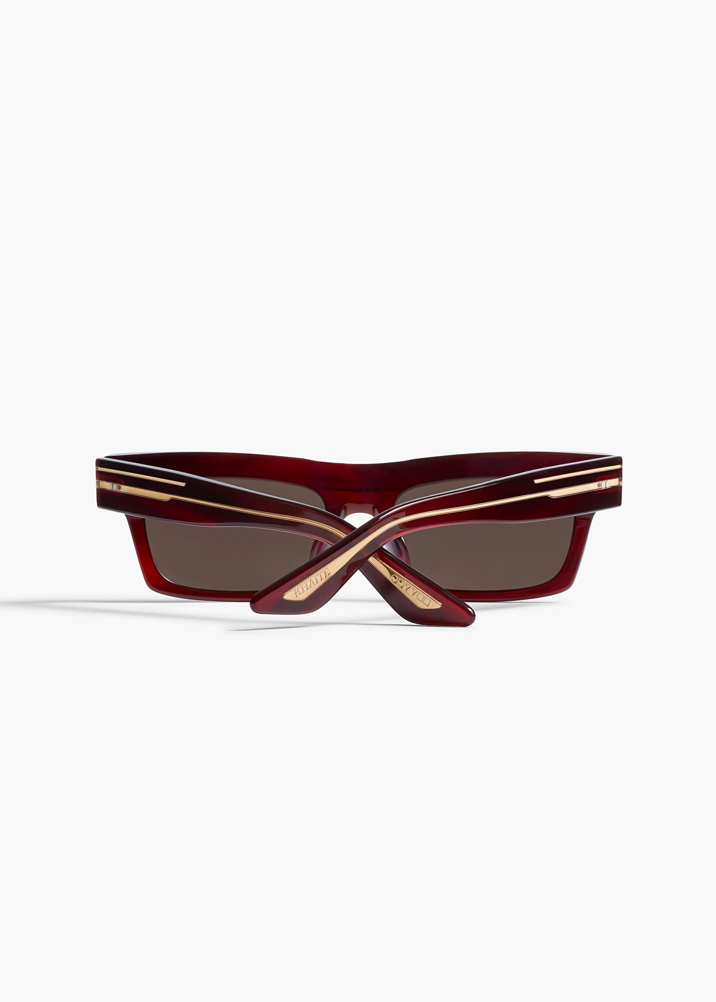 KHAITE x Oliver Peoples 1985C in Bordeaux Bark and Brown - Image 3