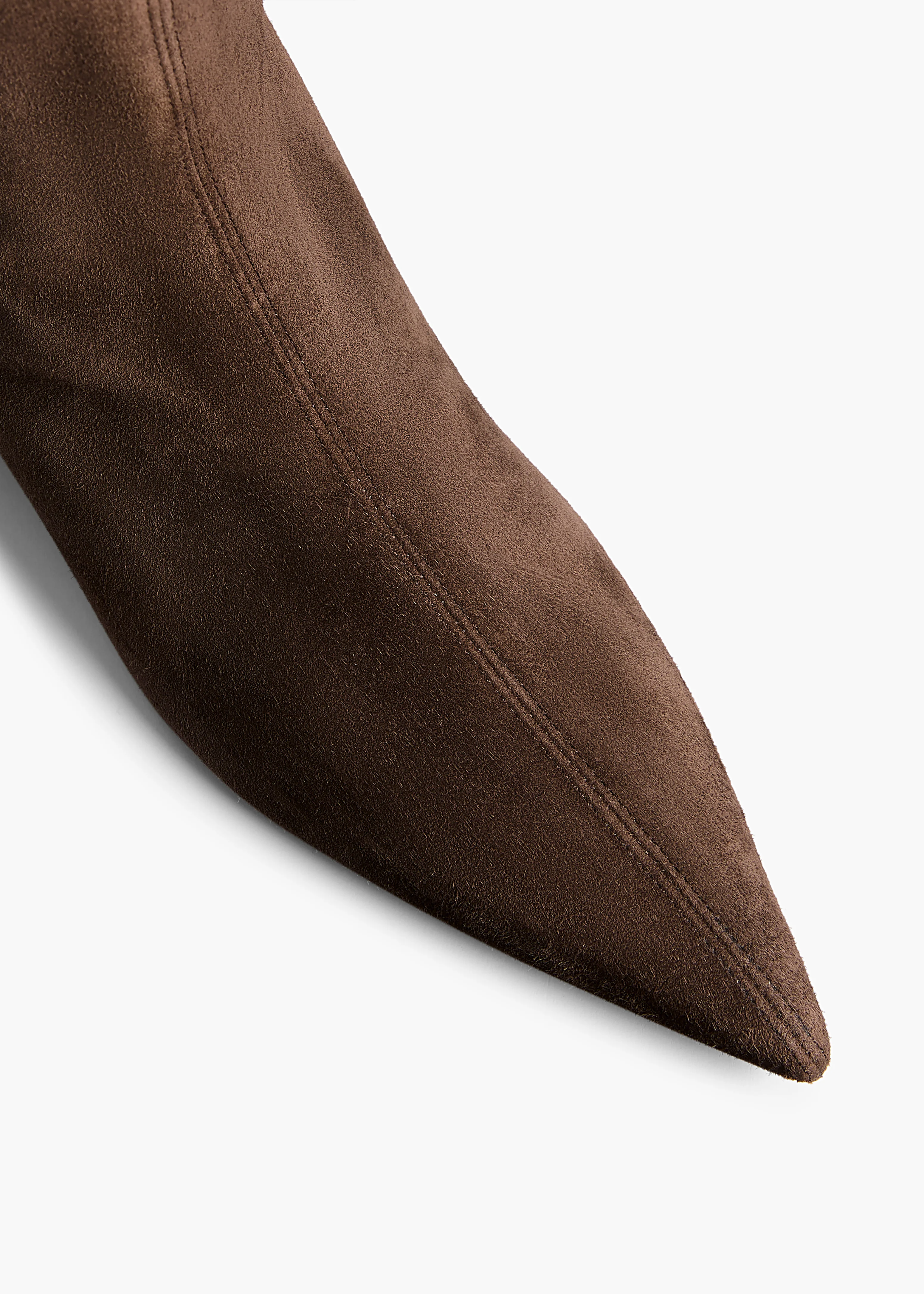 Andee Knee-High Boot in Ebano Suede - Image 4
