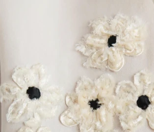 Argo Top in Natural with Floral Embroidery - Image 8
