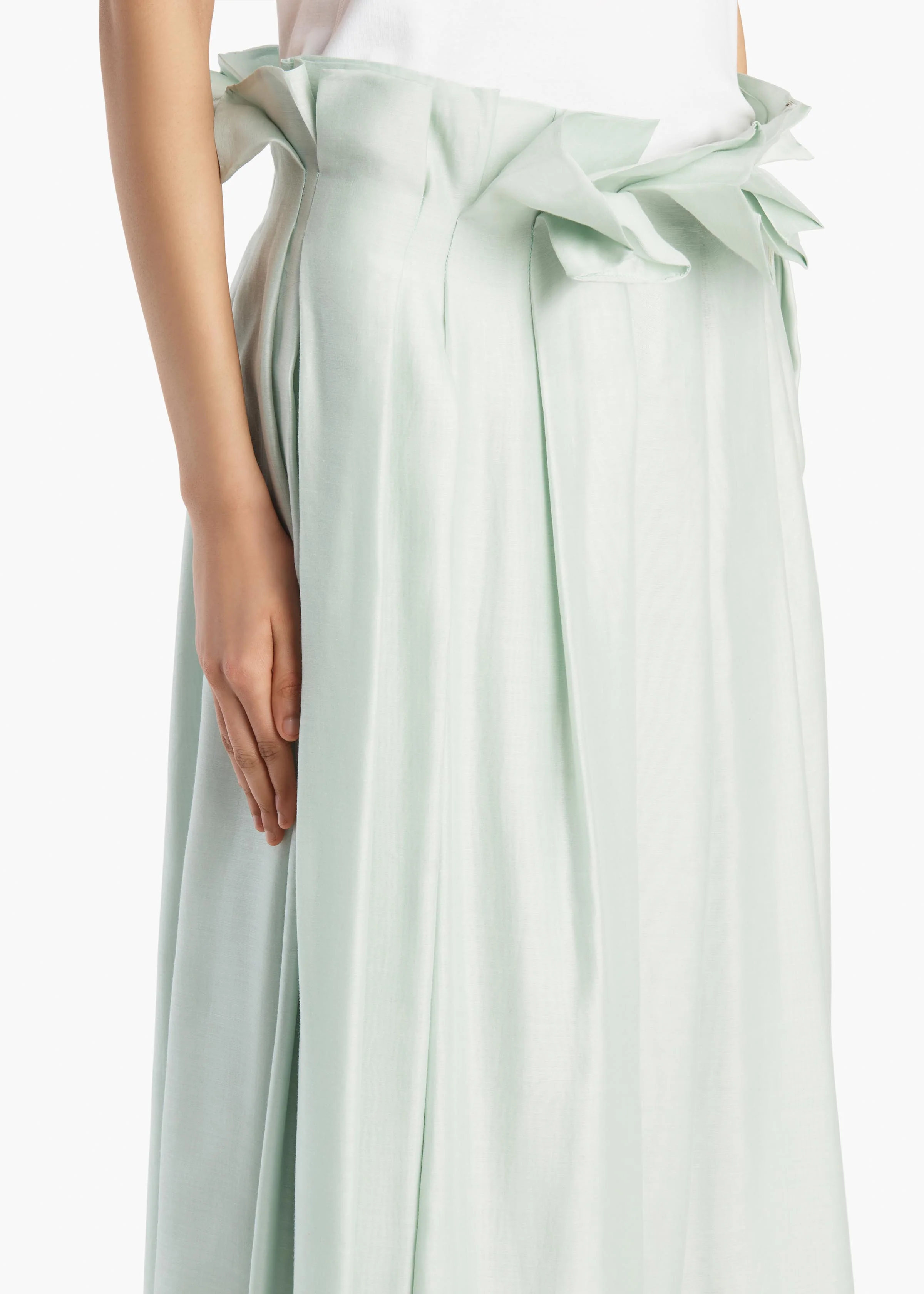 Astrid Skirt in Ice Green - Image 5