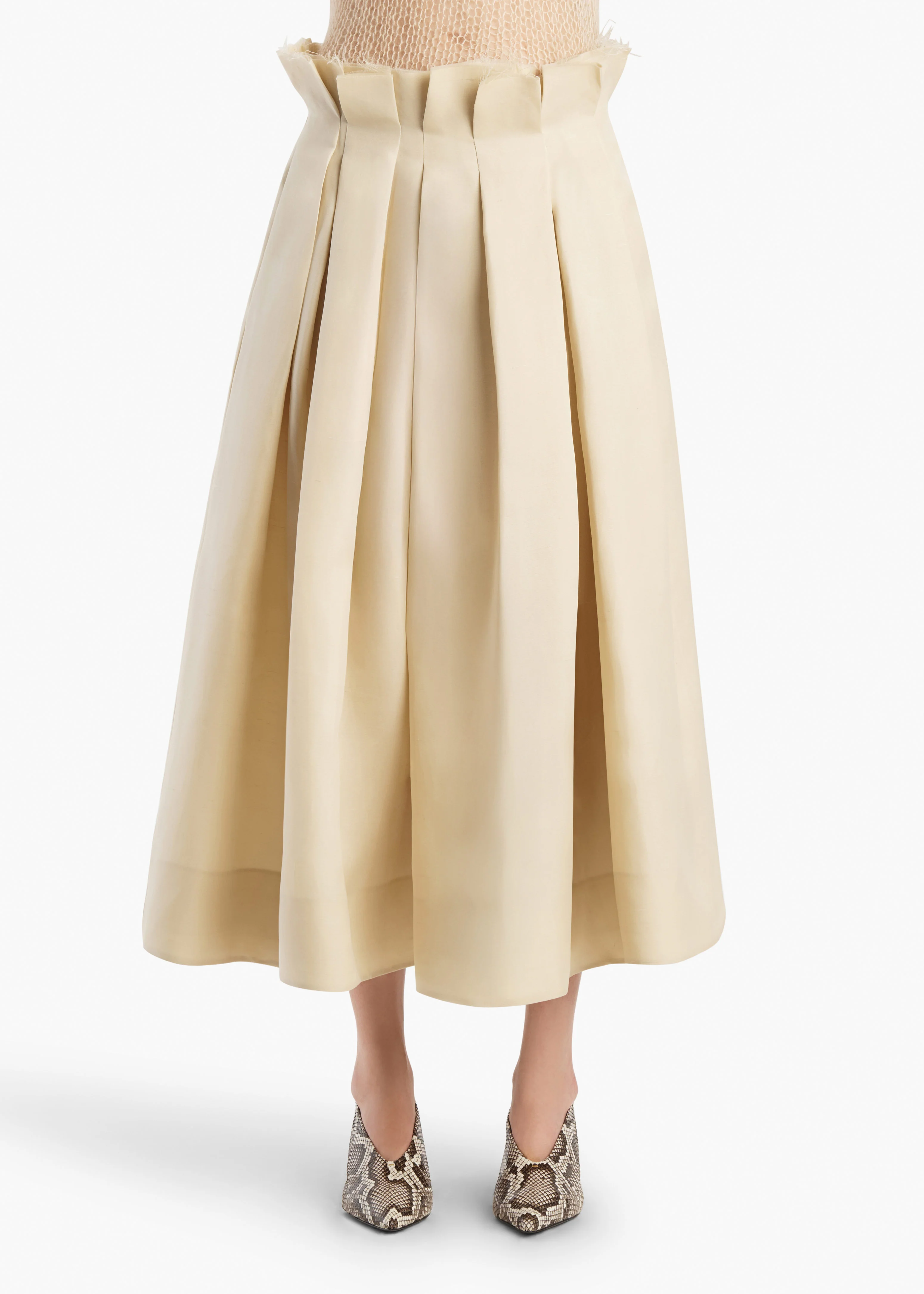 Astrid Skirt in Ivory Glow - Image 3