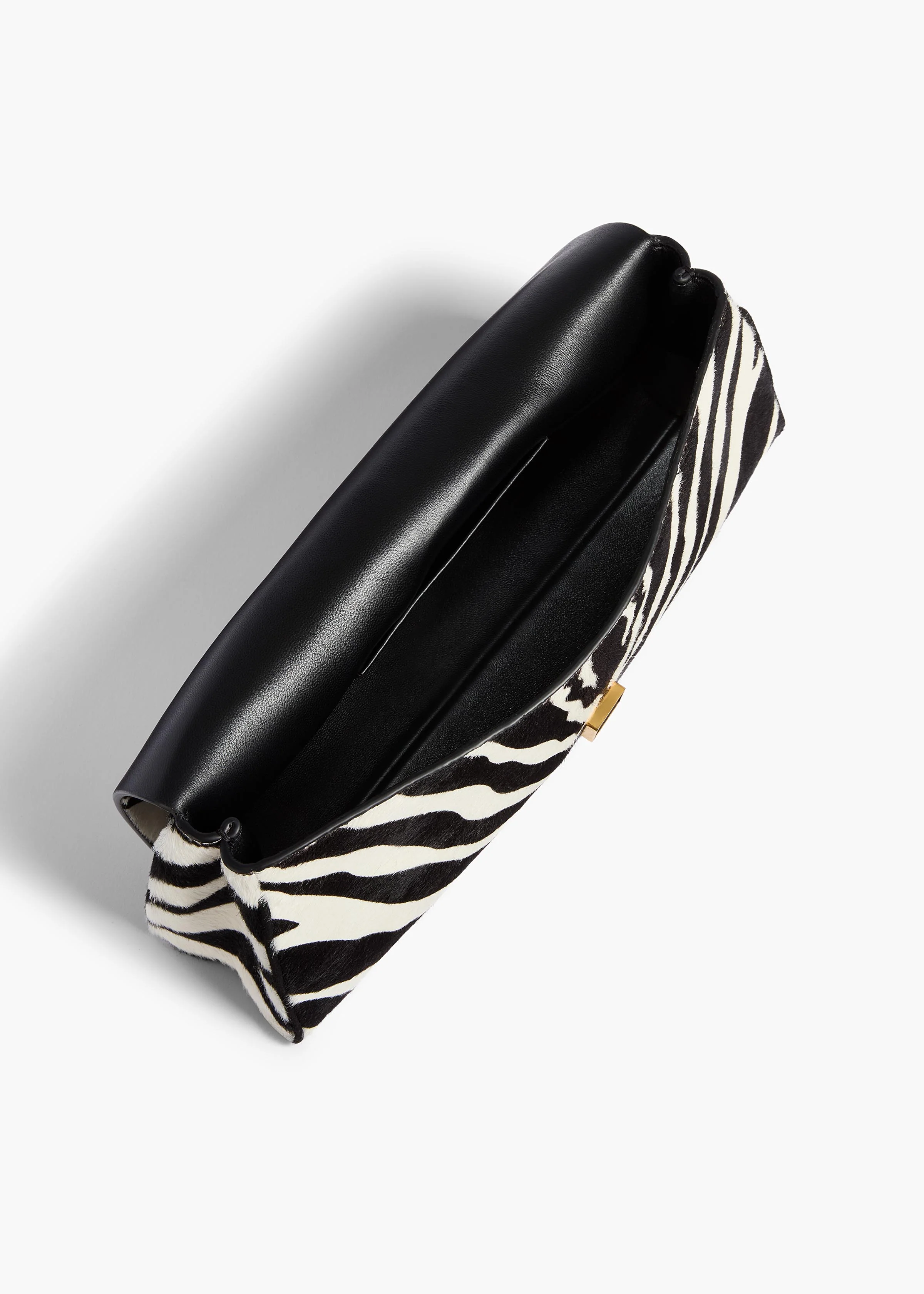 Audrey Clutch in Zebra Print Haircalf - Image 4