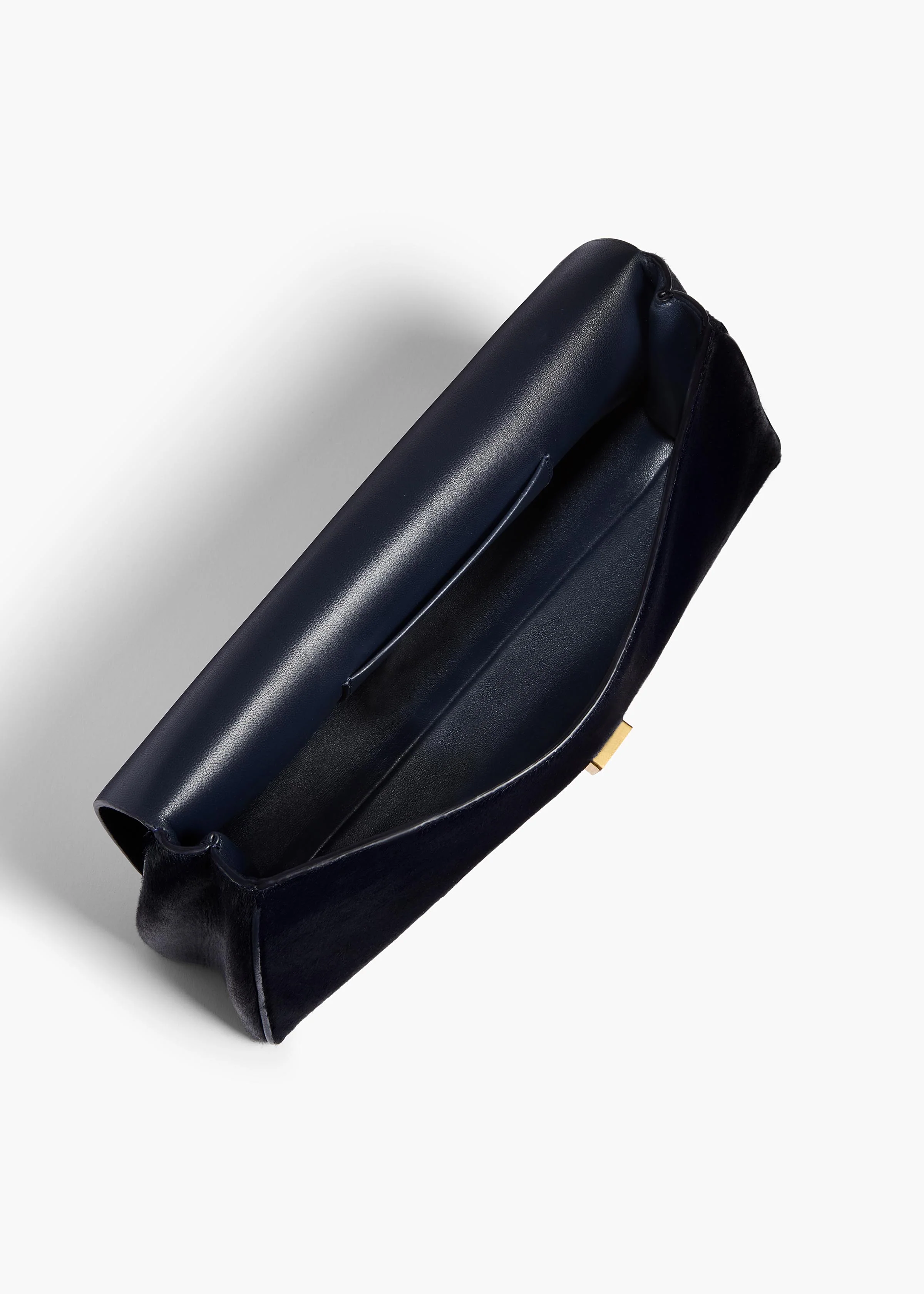 Audrey Clutch in Midnight Haircalf - Image 4