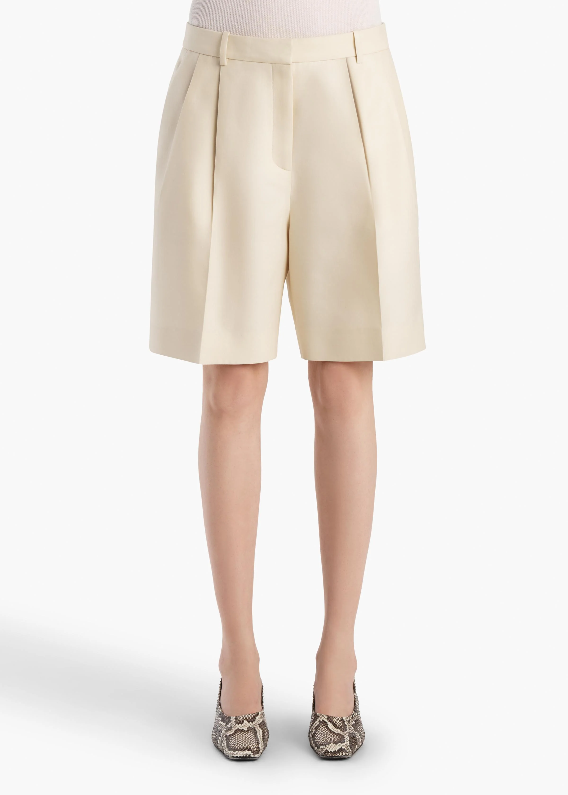 Auggie Short in Ivory Glow - Image 3