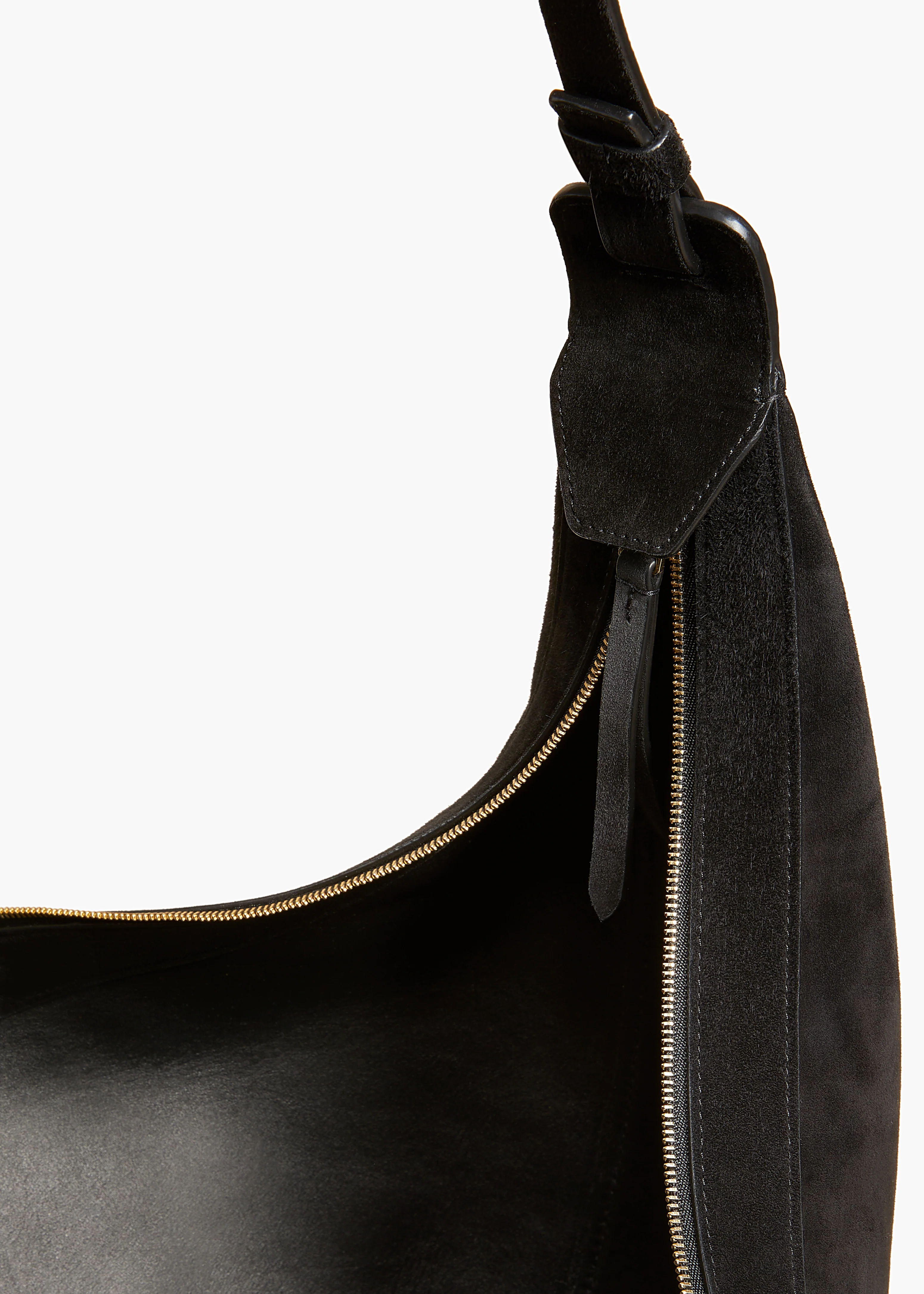 Augustina Hobo in Black Suede - Image 4