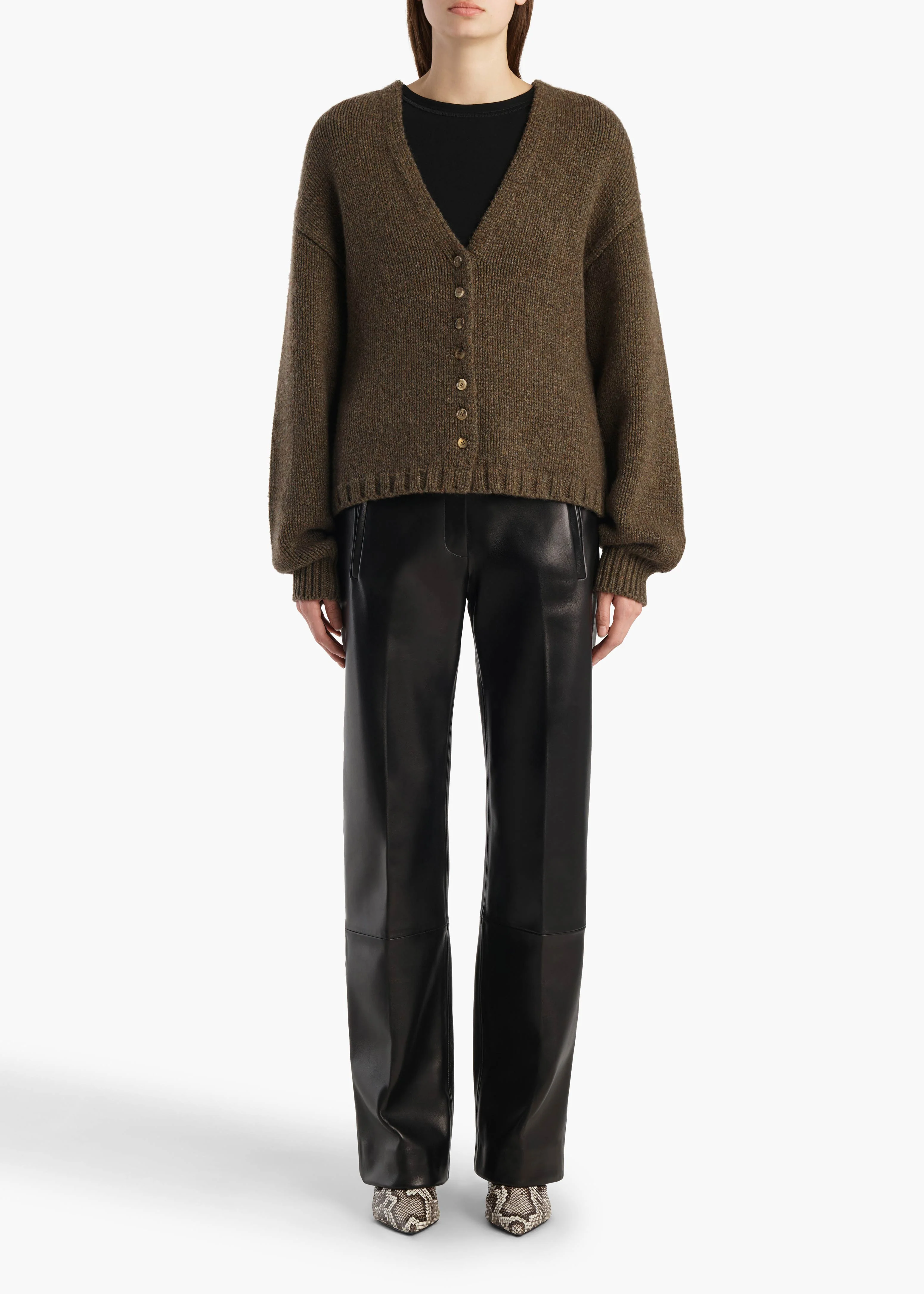 Axel Cardigan in Artichoke - Image 2