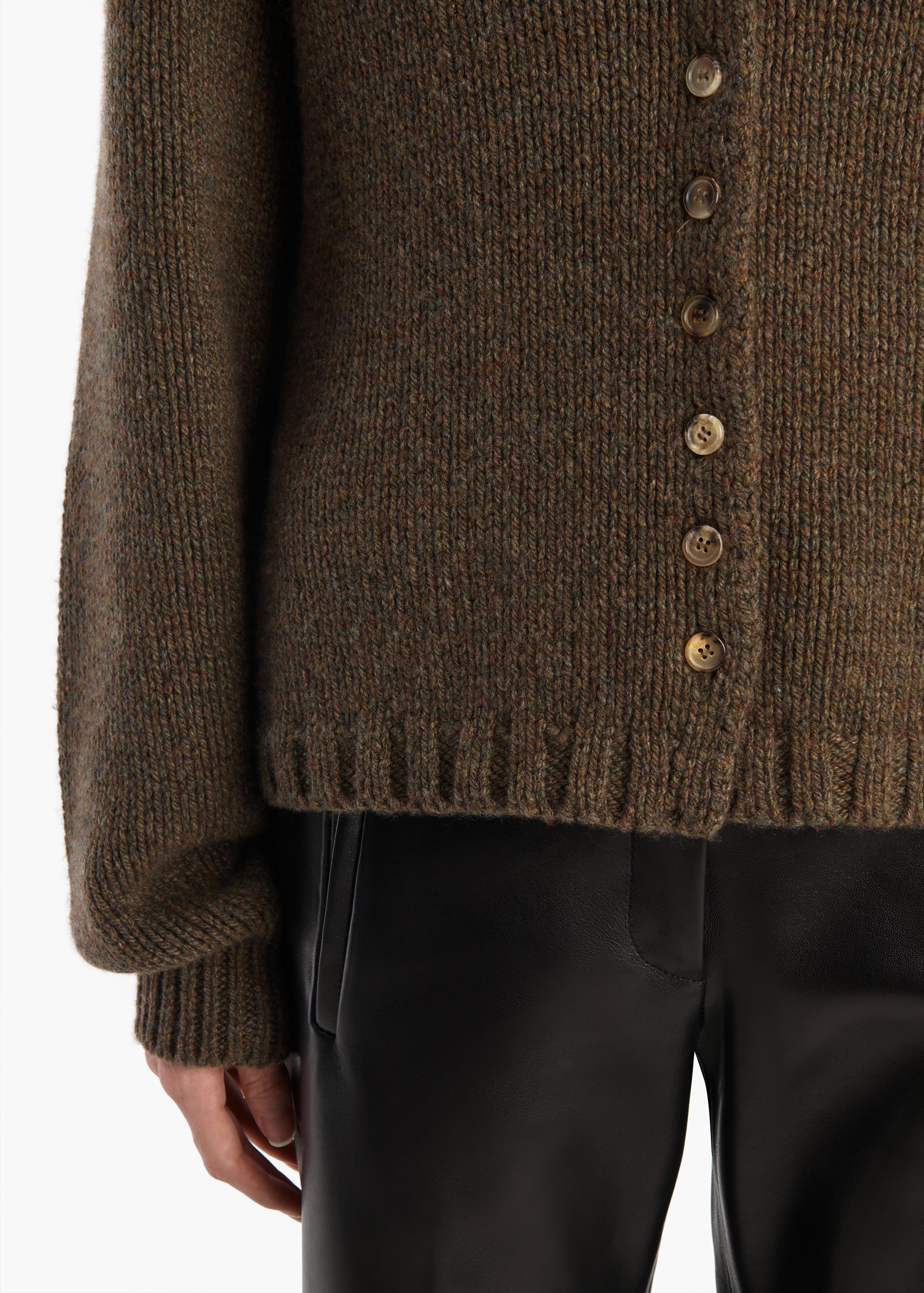 Axel Cardigan in Artichoke - Image 6