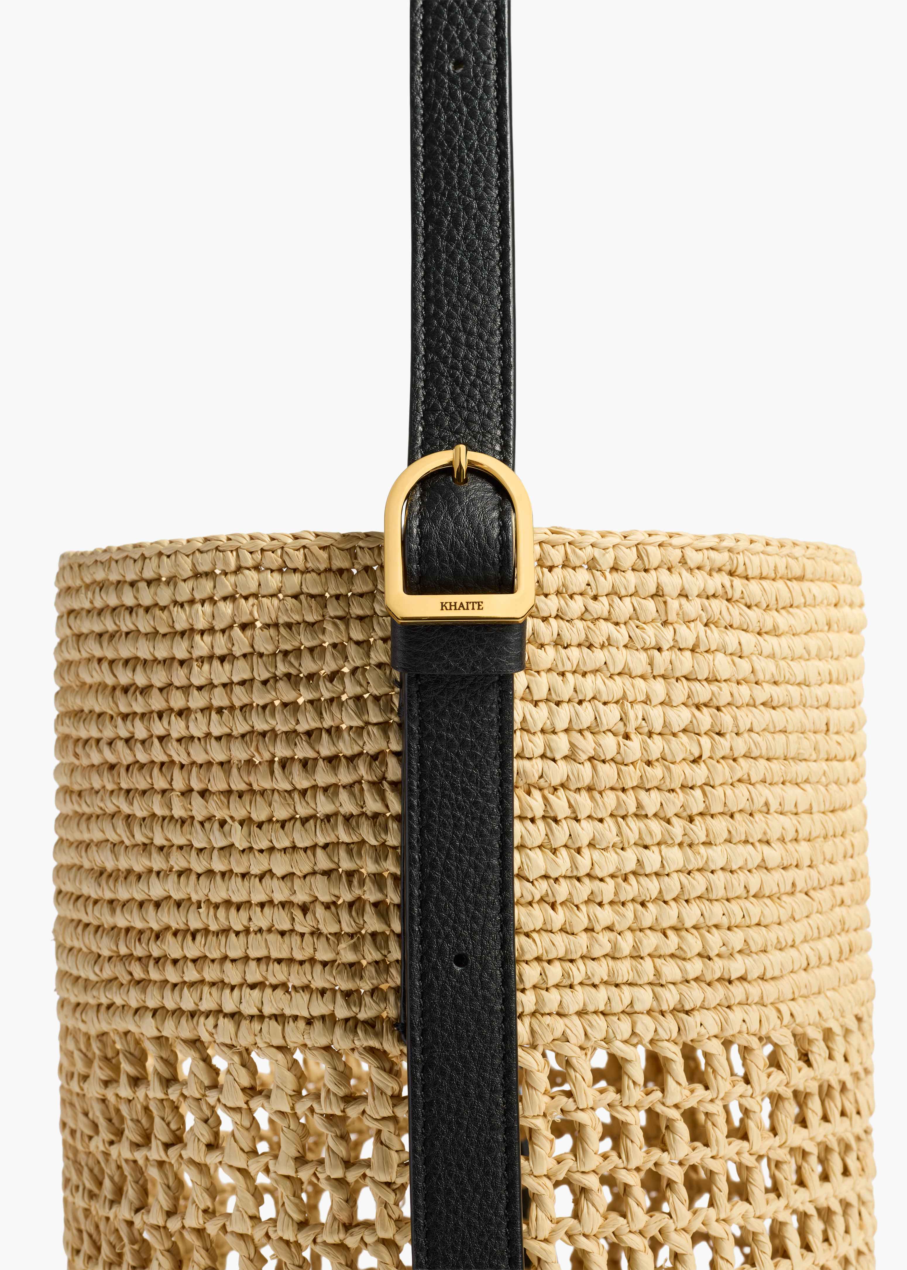 Small Billie Bucket Bag in Natural - Image 4