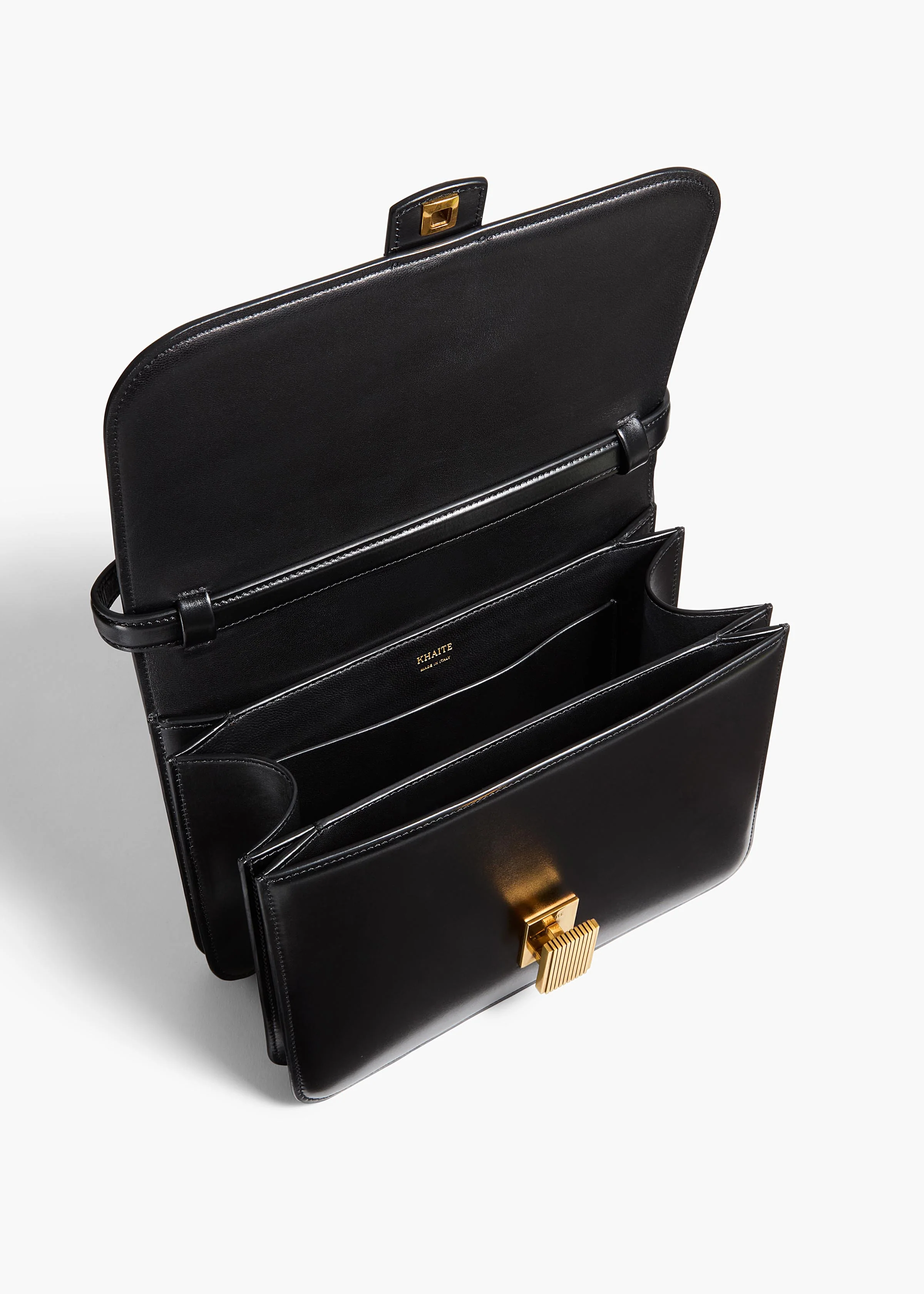 Blake Crossbody Bag in Black Leather - Image 3