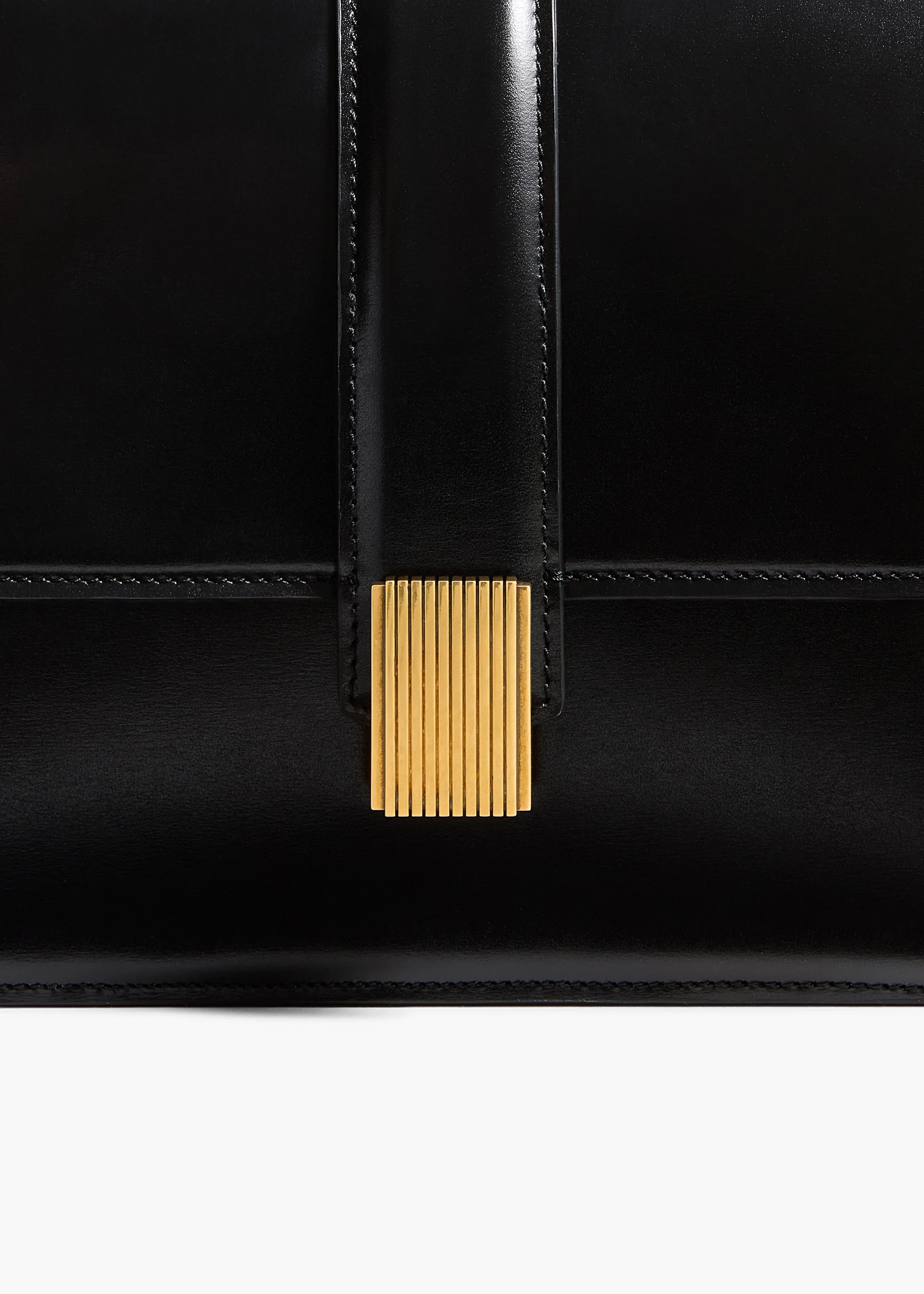 Blake Crossbody Bag in Black Leather - Image 4