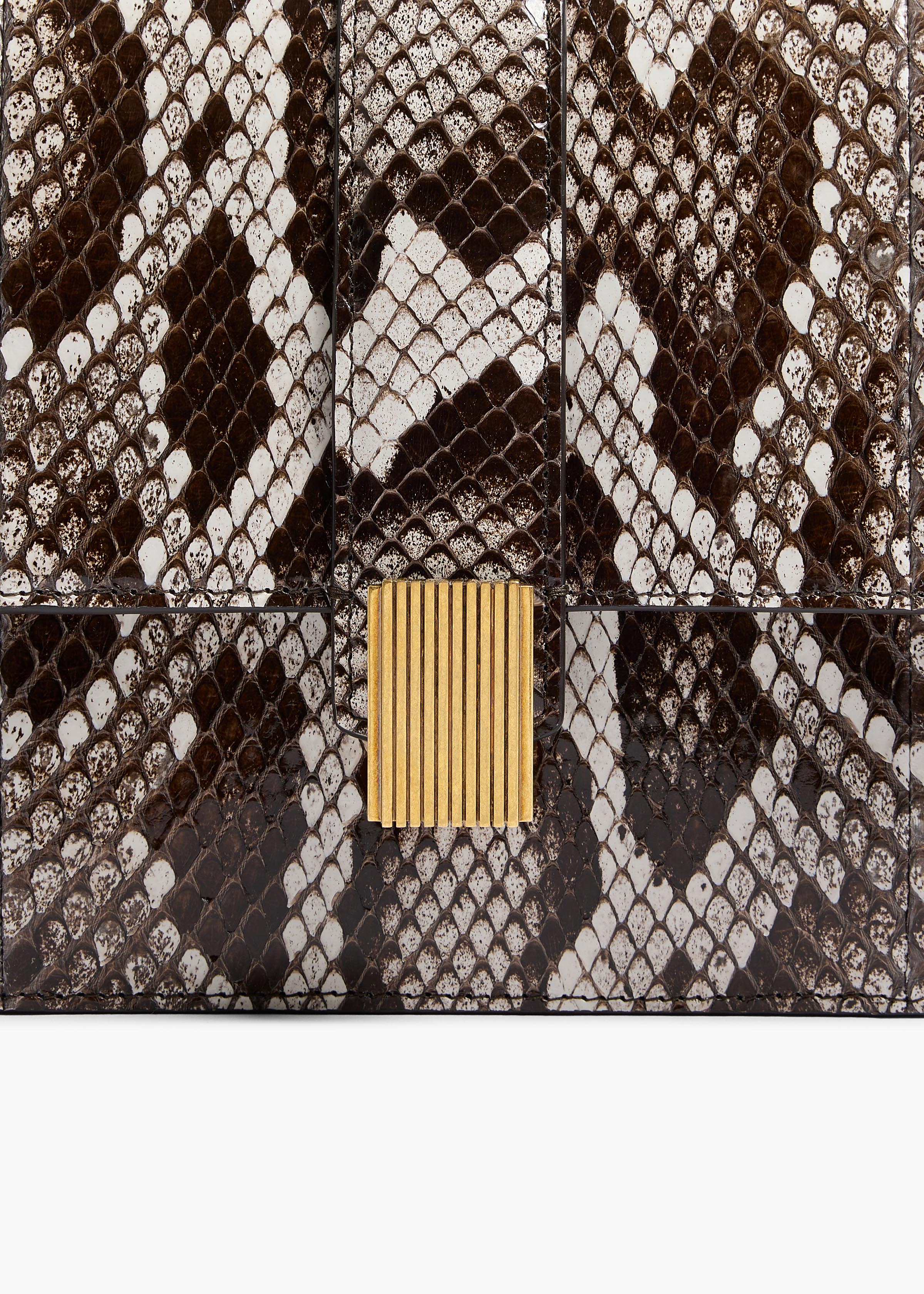 Blake Crossbody Bag in Natural Python - Image 3