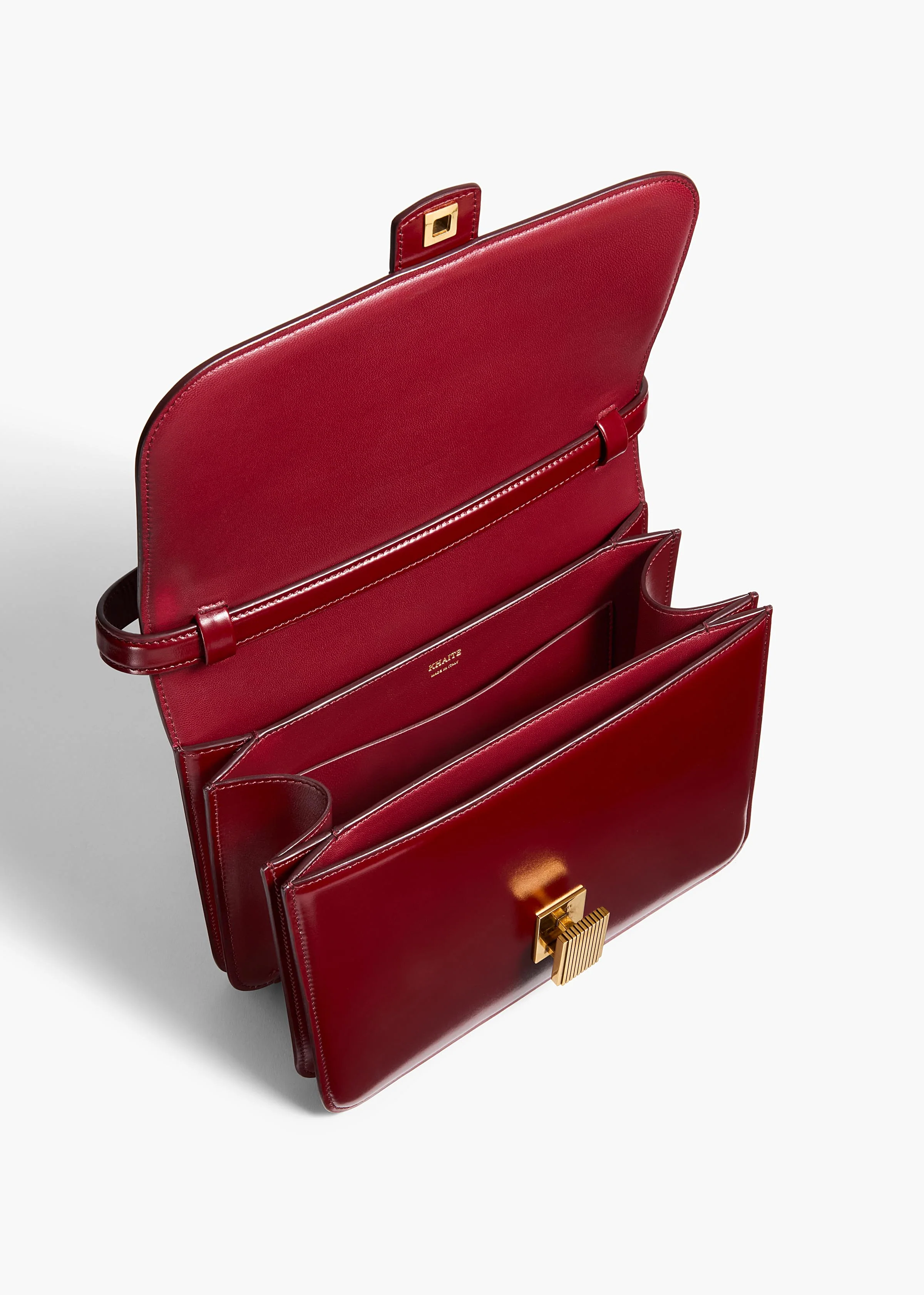Blake Crossbody Bag in Oxblood Leather - Image 3