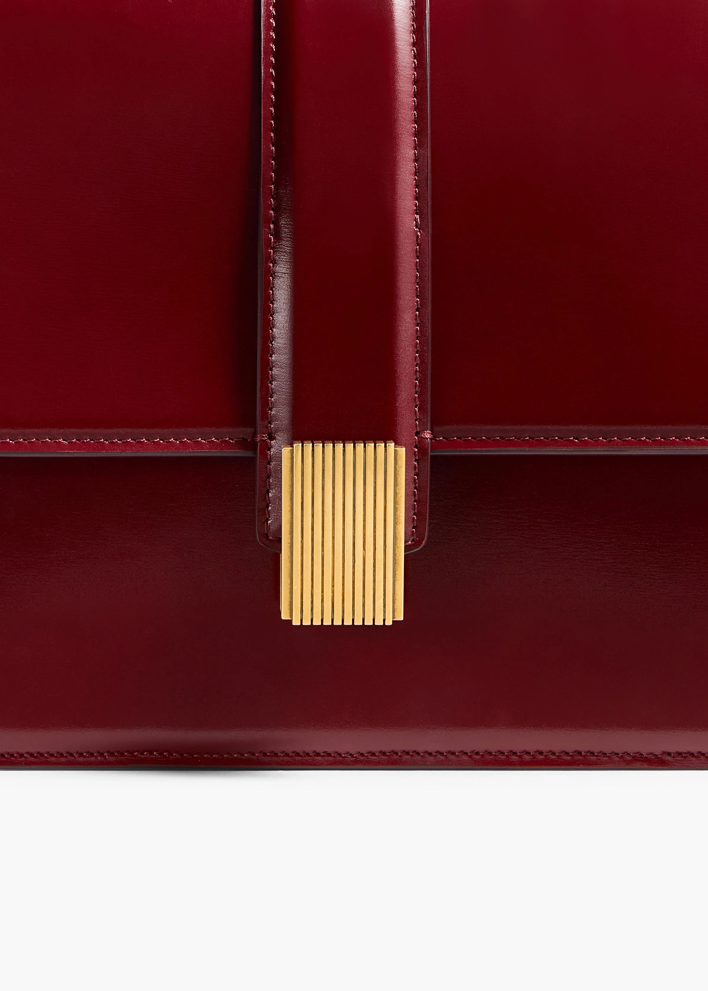 Blake Crossbody Bag in Oxblood Leather - Image 4