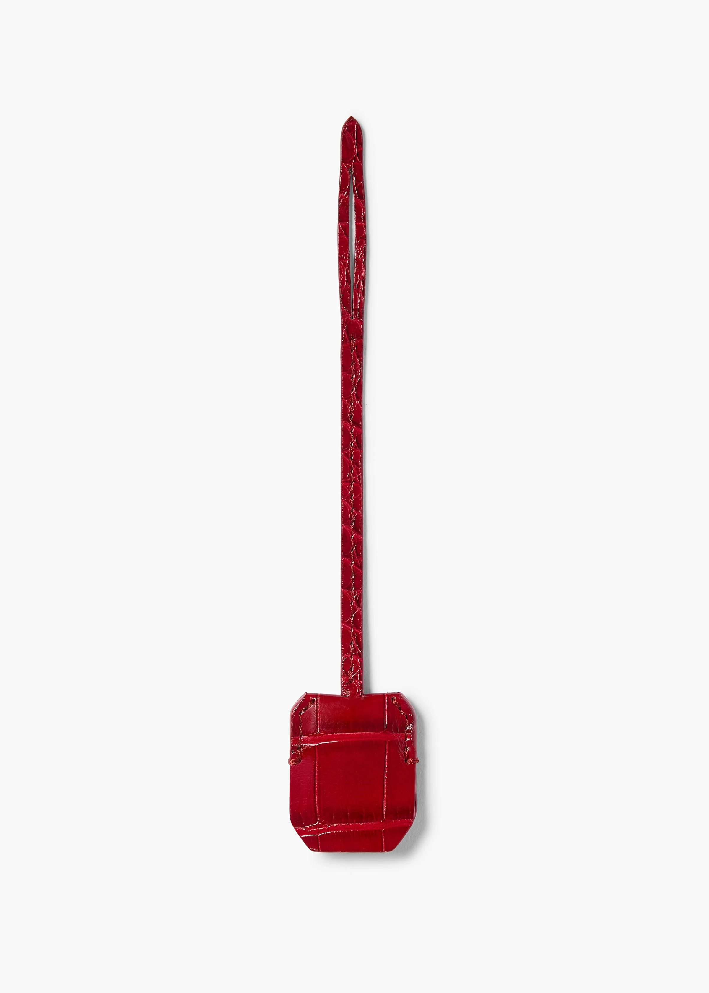 Blake Crossbody Bag in Ruby Alligator - Image 7