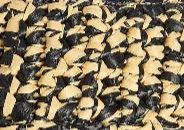 Boden Sandal in Black and White Raffia - Image 6