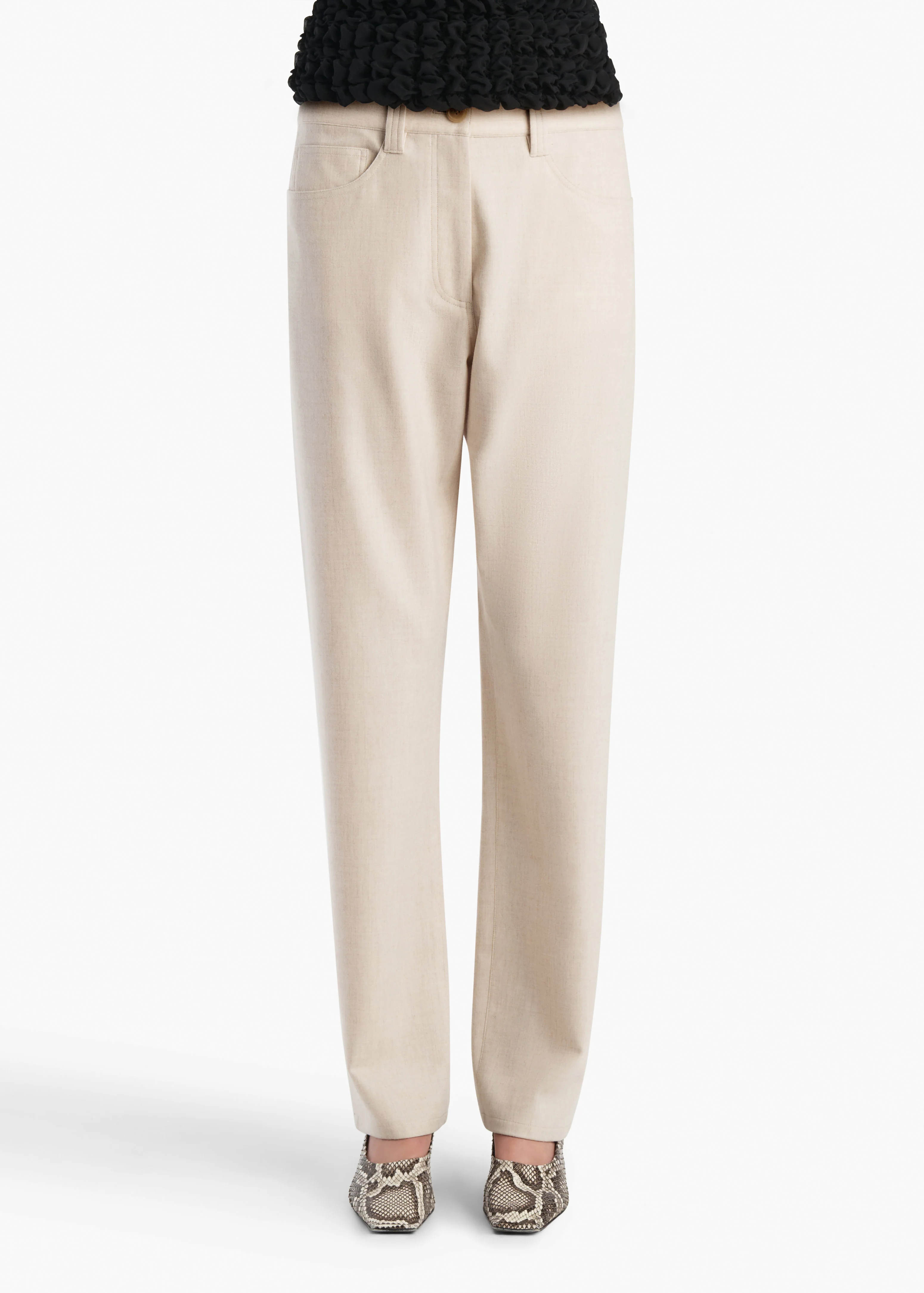 Callum Pant in Oatmeal - Image 3