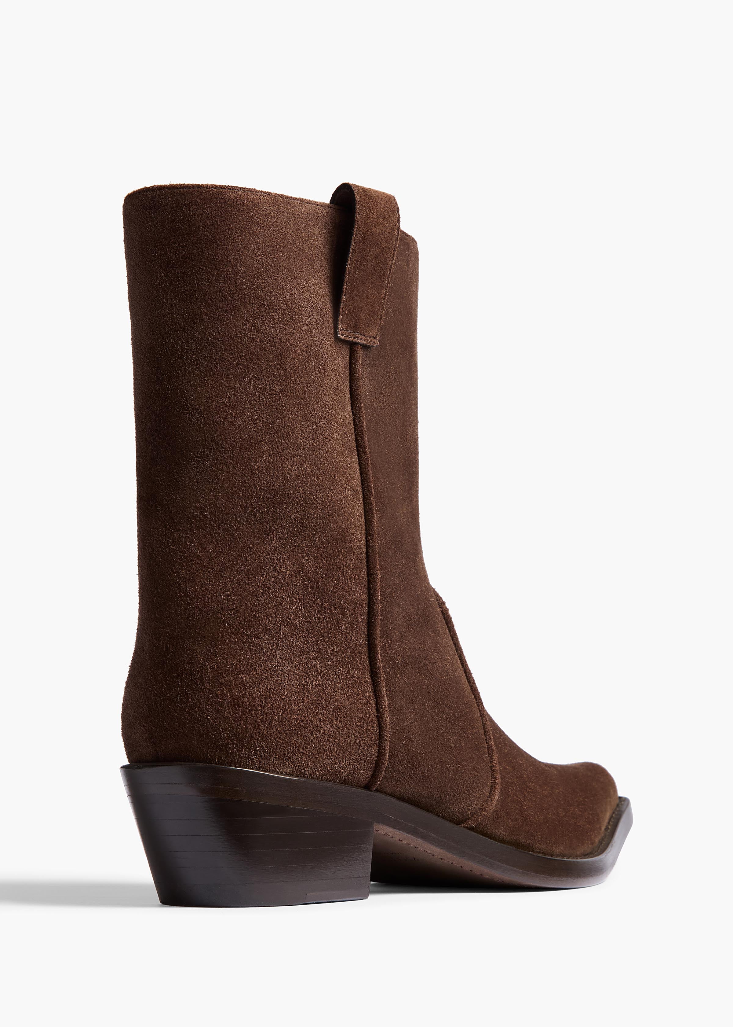 Clive Ankle Boot in Ebano Suede - Image 3