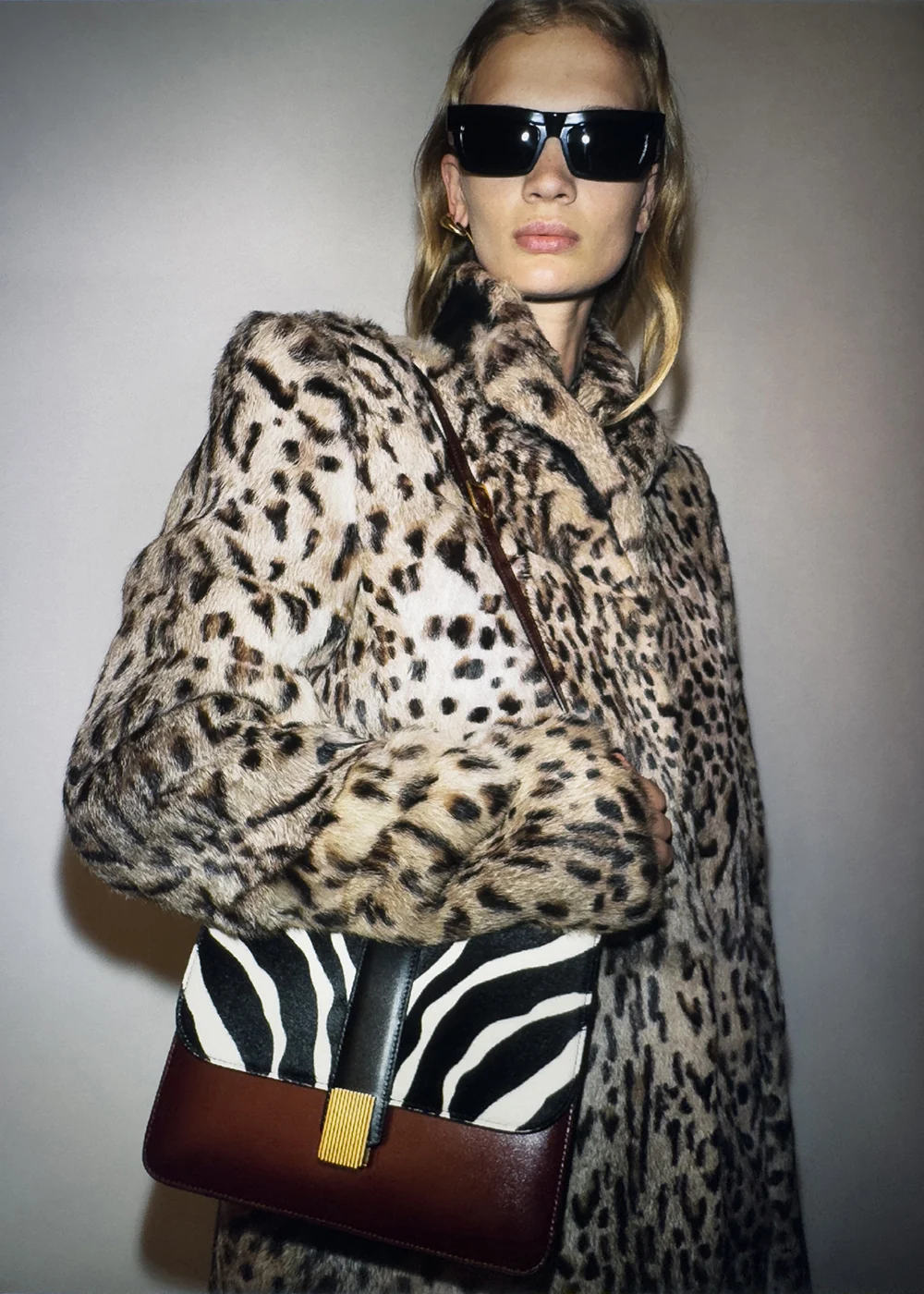 Comelle Coat in Leopard Print Lapin - Image 7