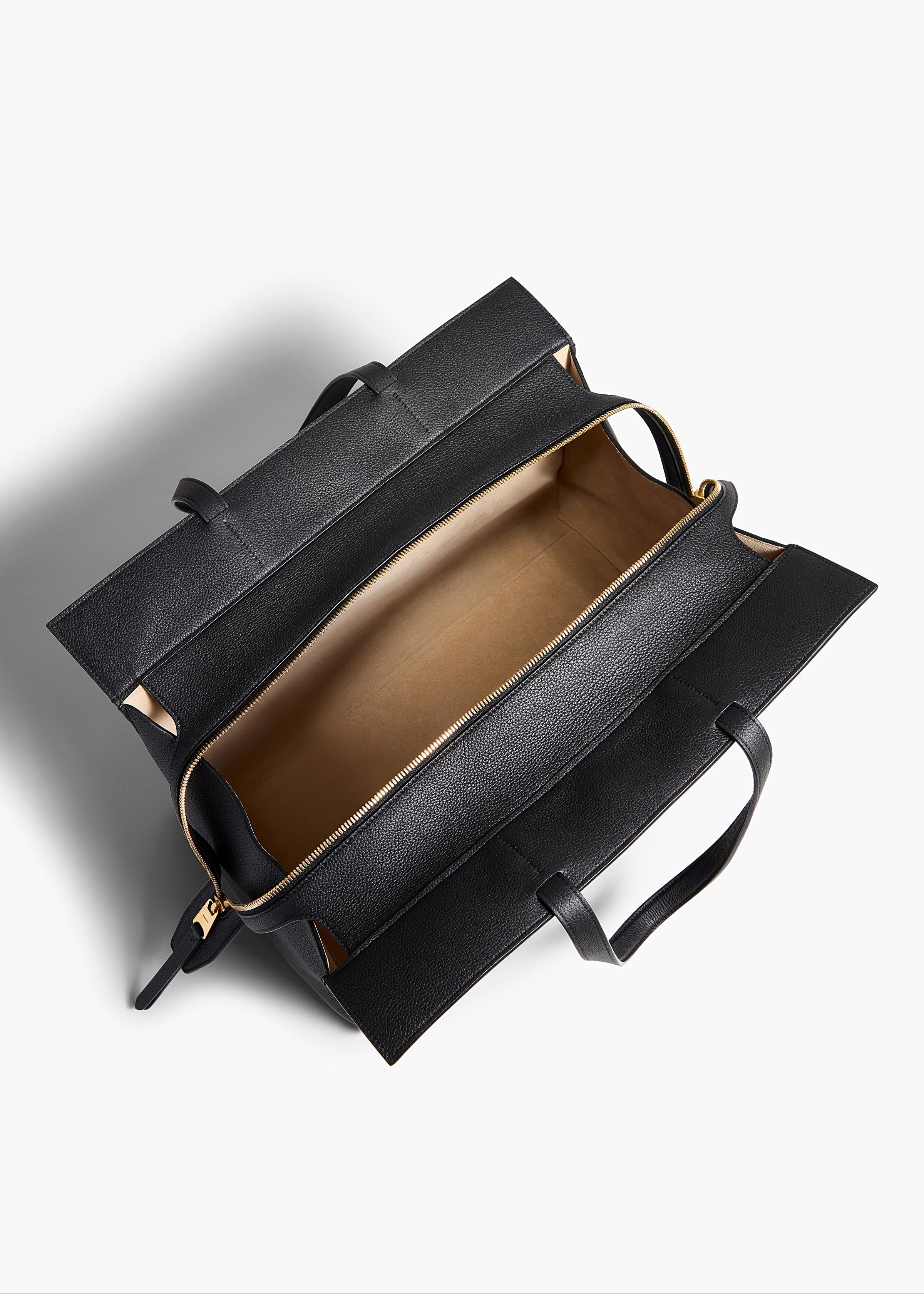 Crosby Bag in Black Pebbled Leather - Image 4