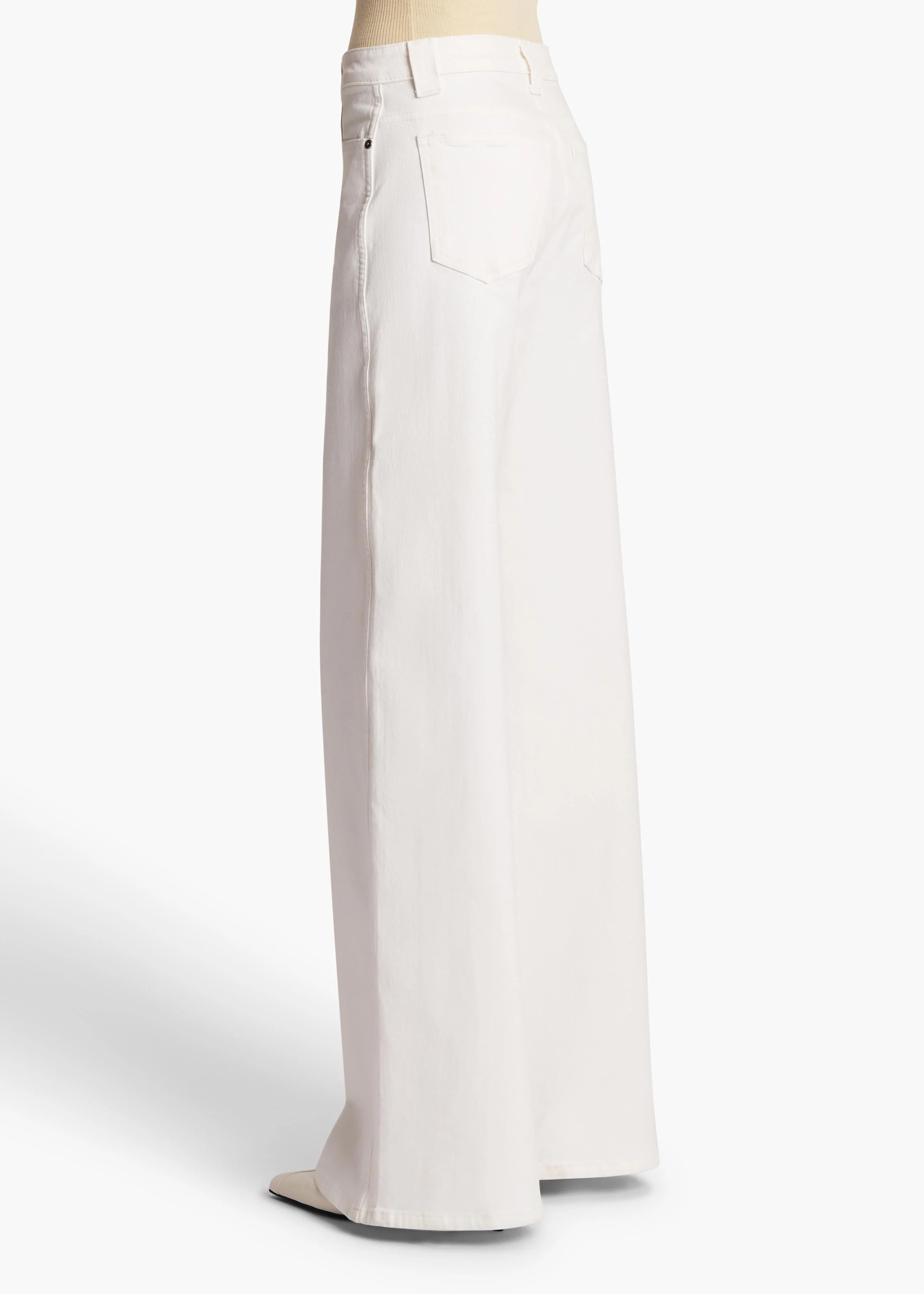 Dane Stretch Jean in White - Image 4
