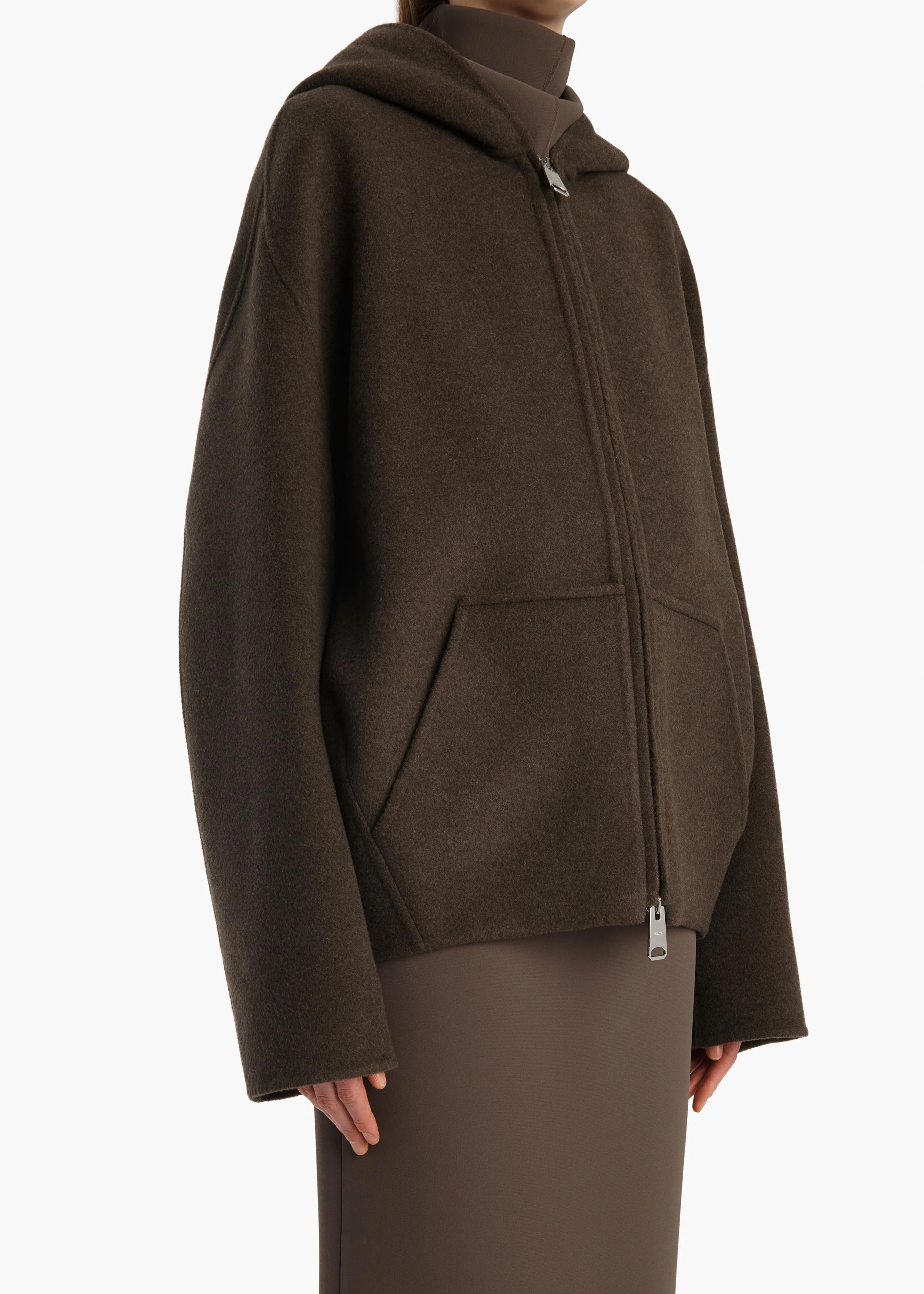 Dolem Jacket in Army Melange - Image 5