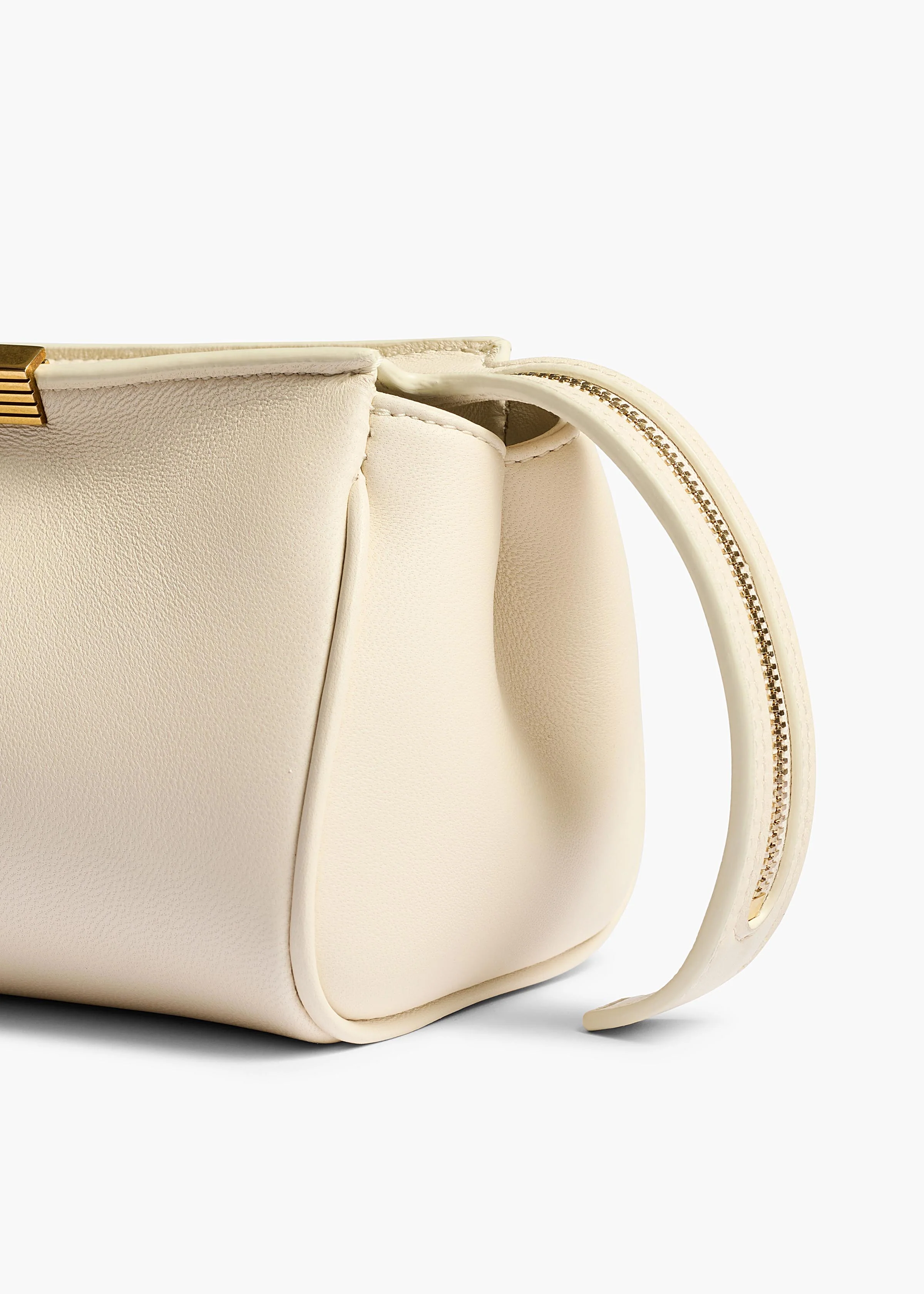 Donna Evening Clutch in Cream Leather - Image 4