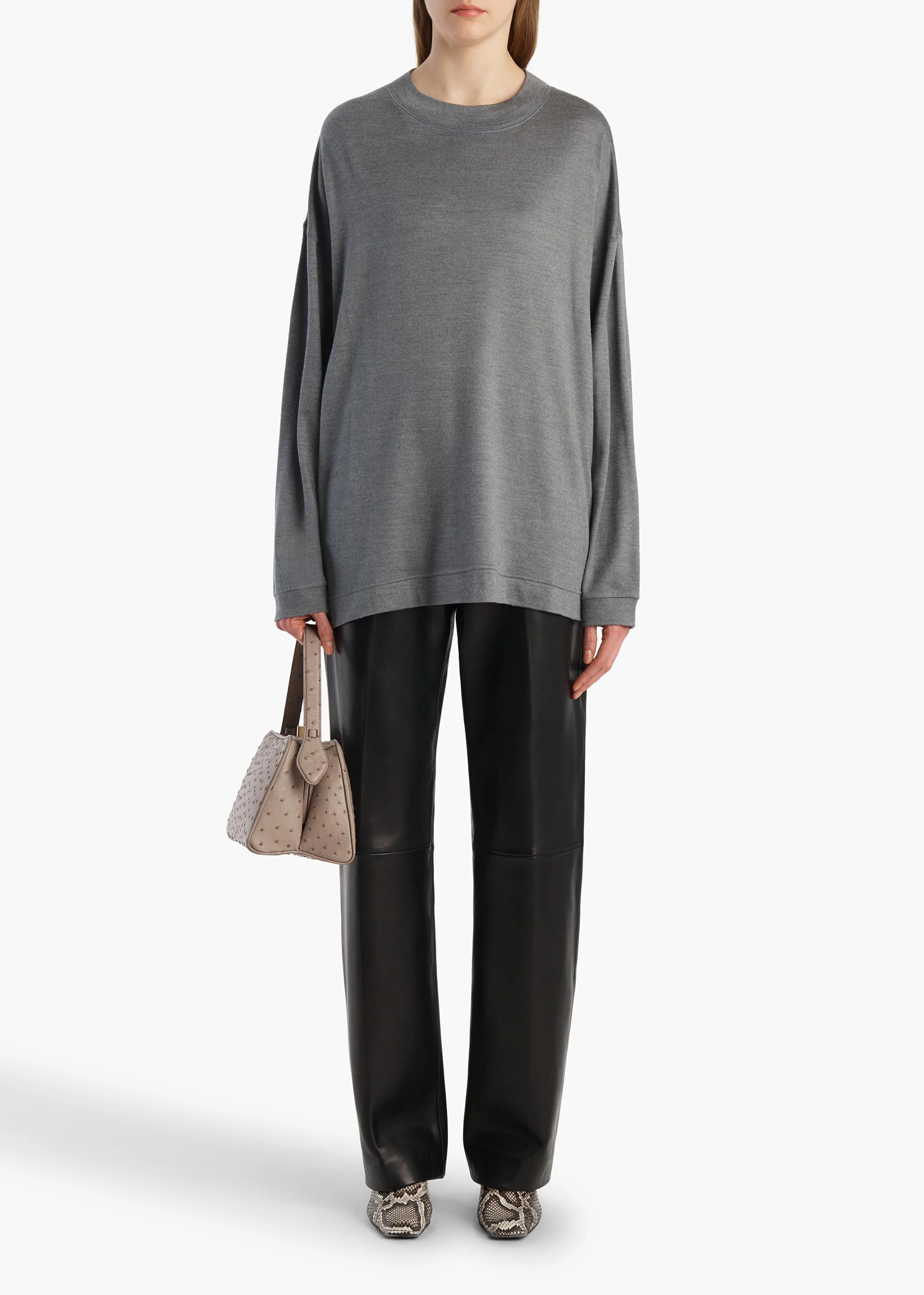 Dylan Top in Heather Grey - Image 2