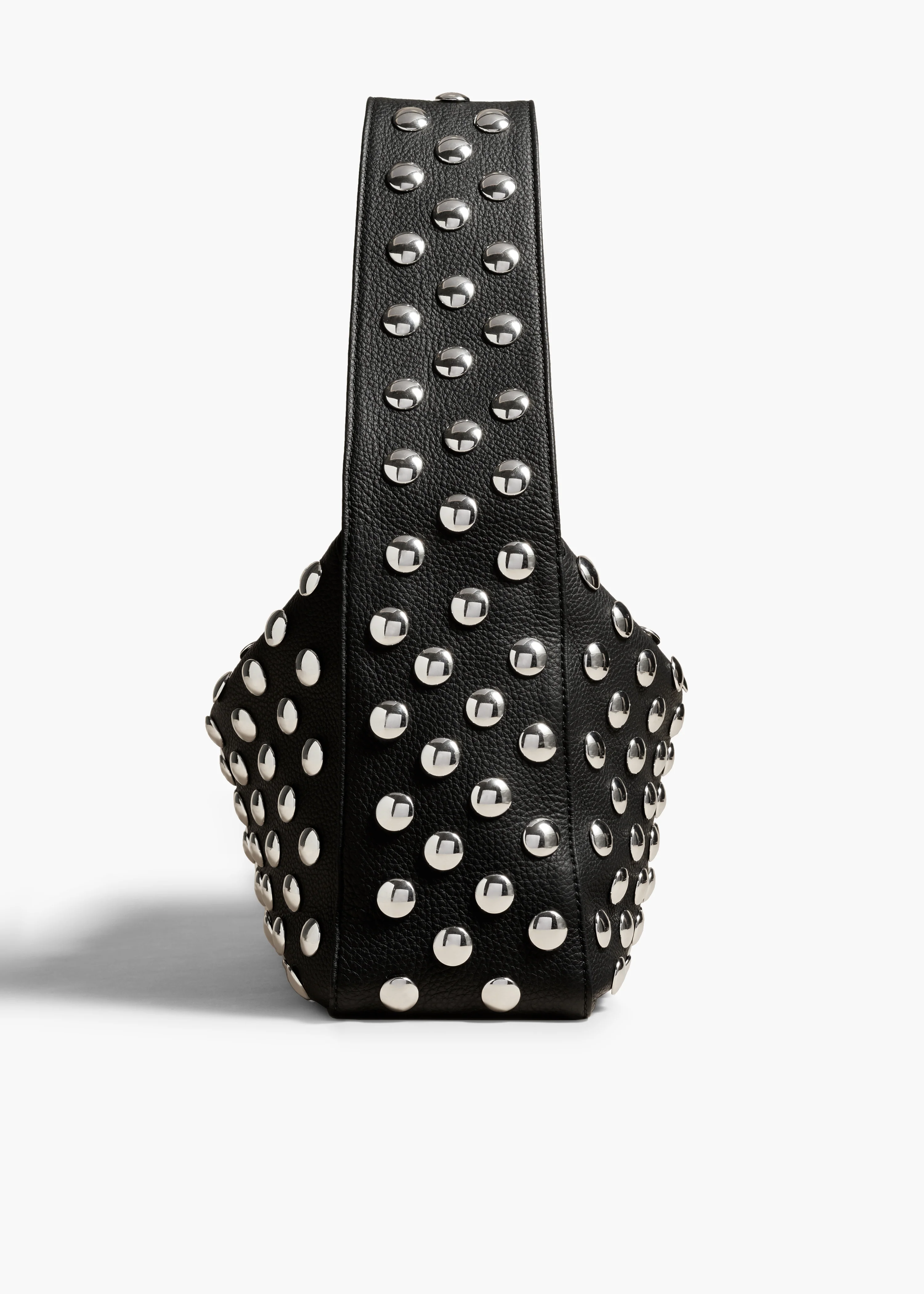 Elena Bag in Black Leather with Studs - Image 3
