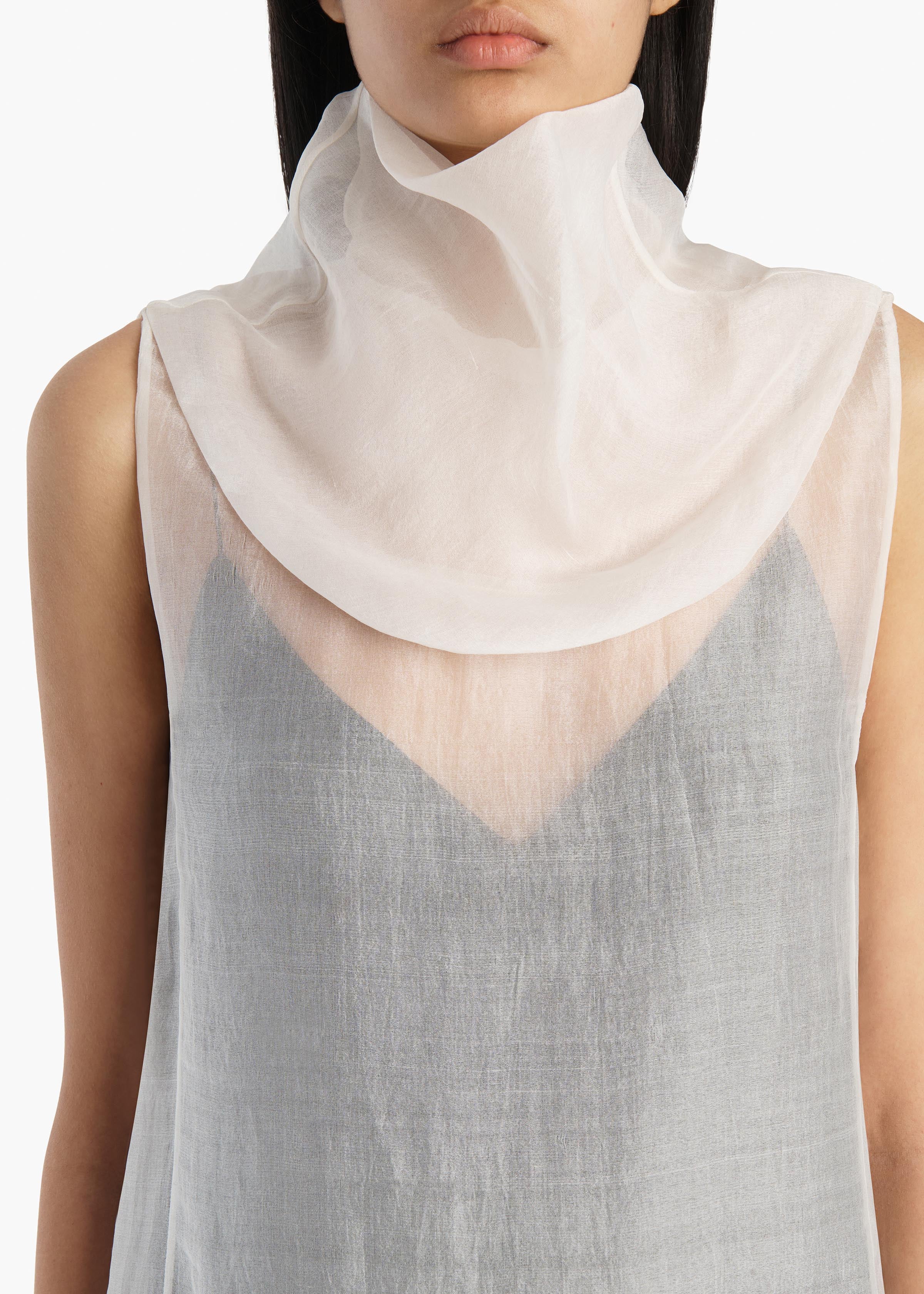 Elva Dress in Chalk - Image 4