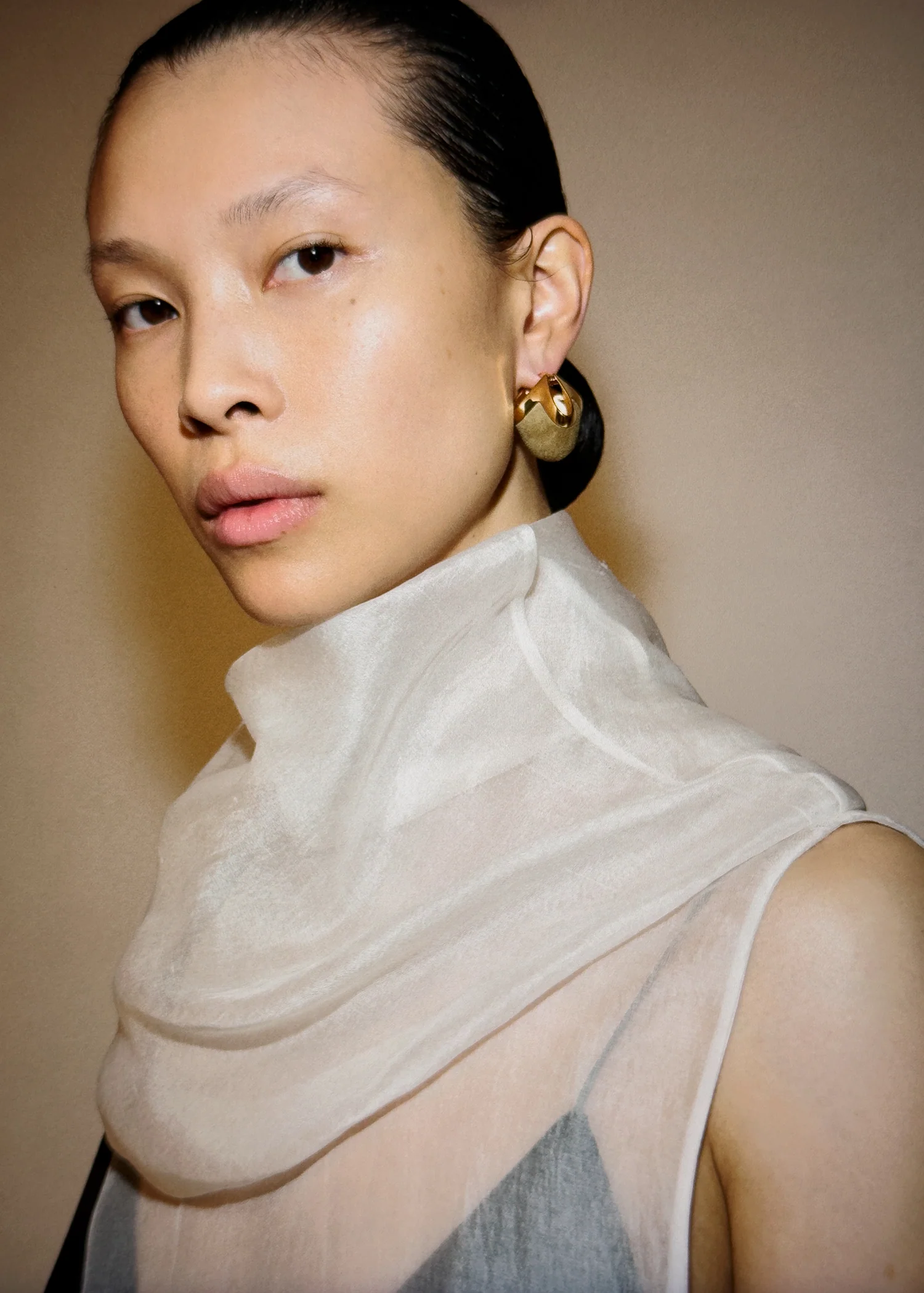 Elva Dress in Chalk - Image 6
