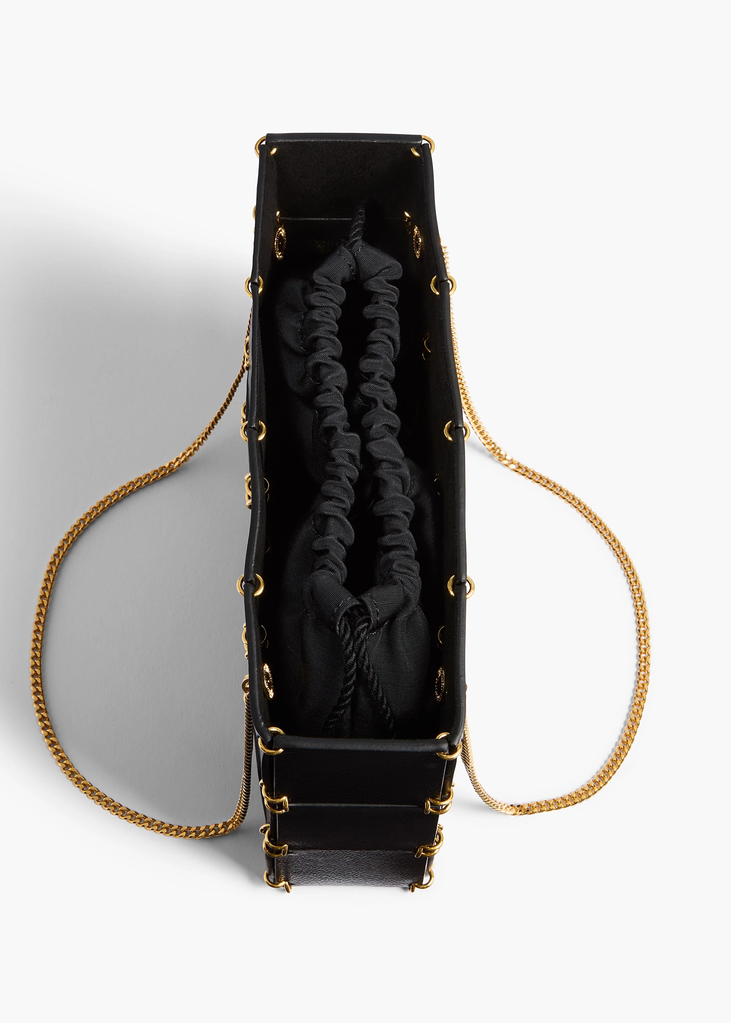 Mini Emma Bag in Black Crackle Patent Leather - Image 4