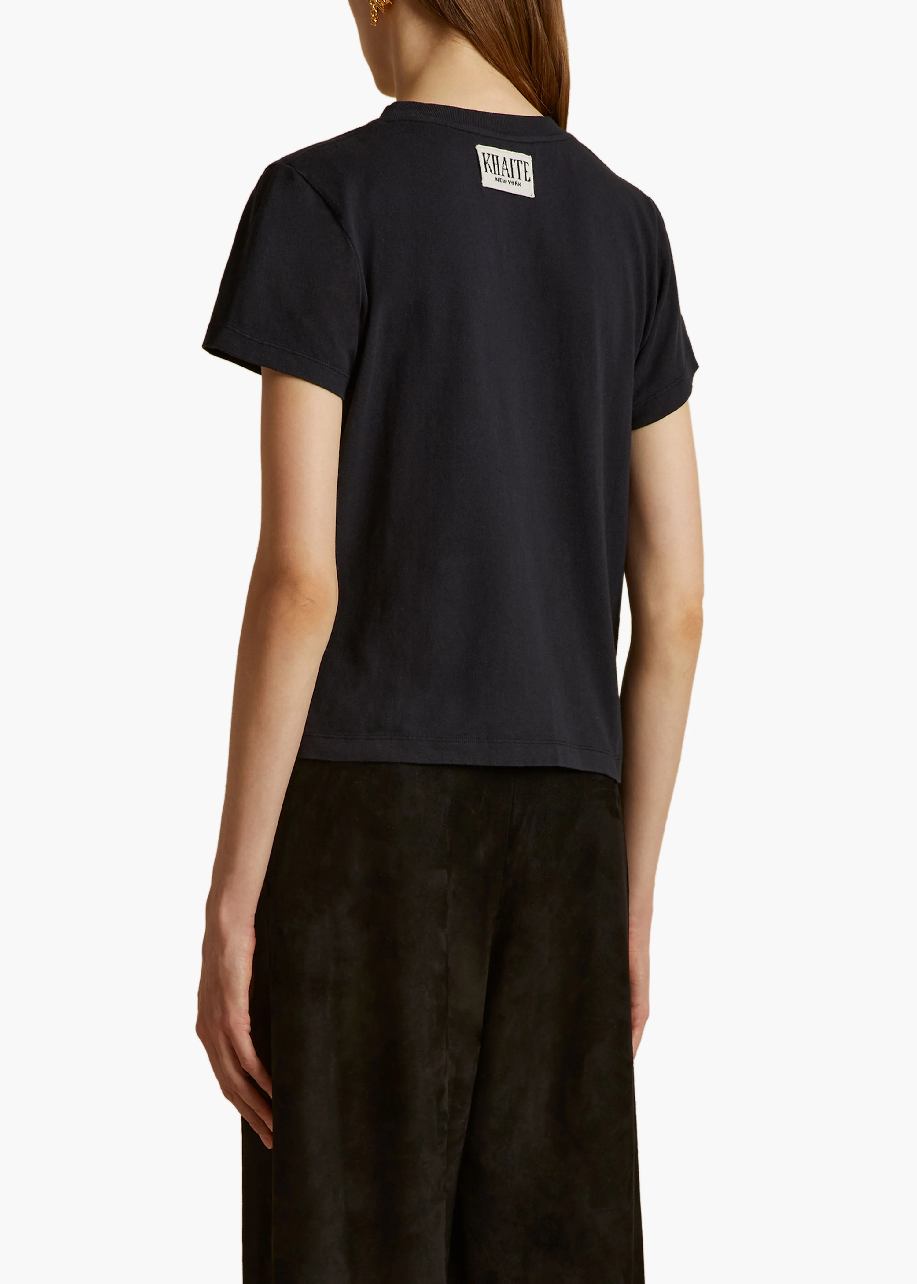 Emmylou T-Shirt in Washed Black - Image 3