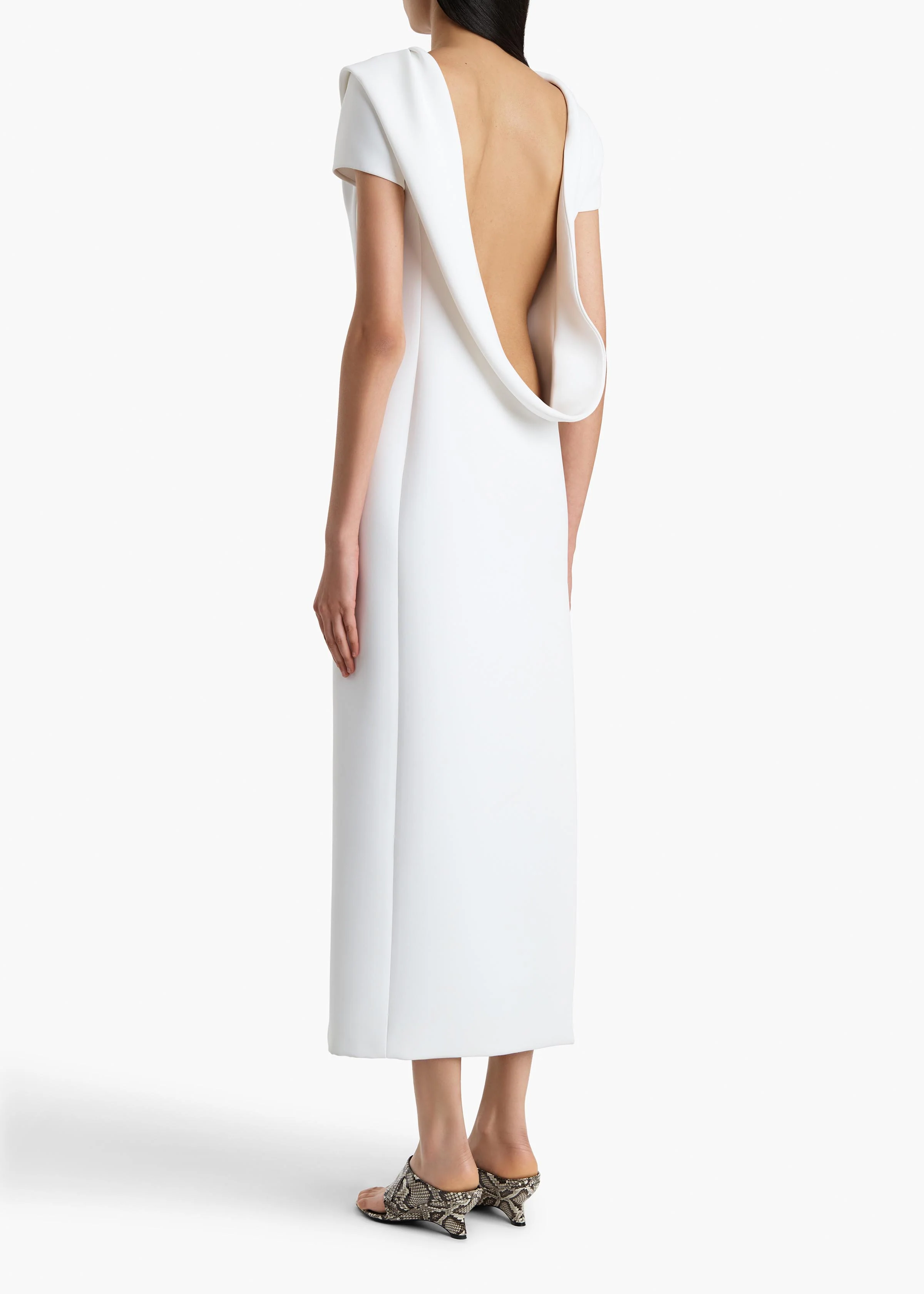 Iryl Dress in Chalk - Image 4