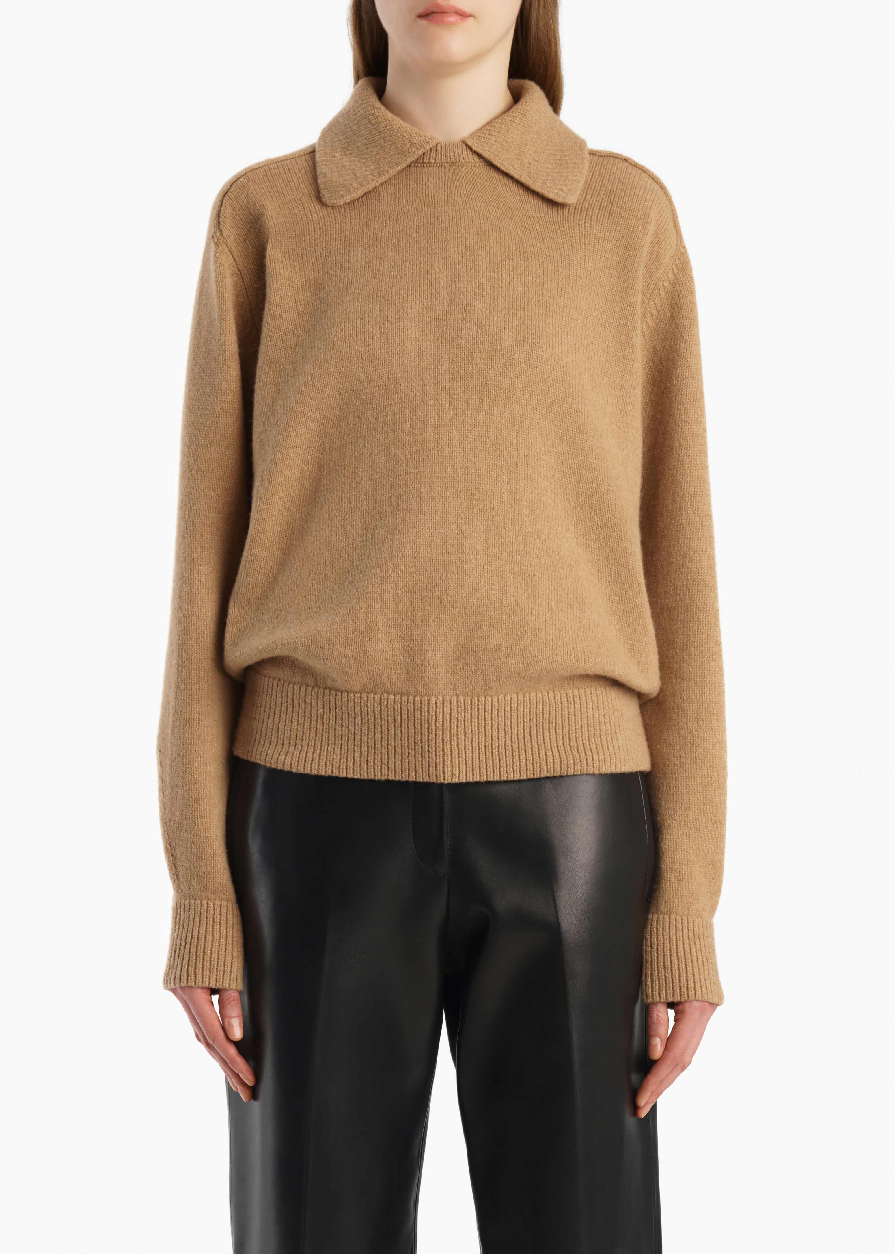 Jackson Sweater in Camel - Image 3