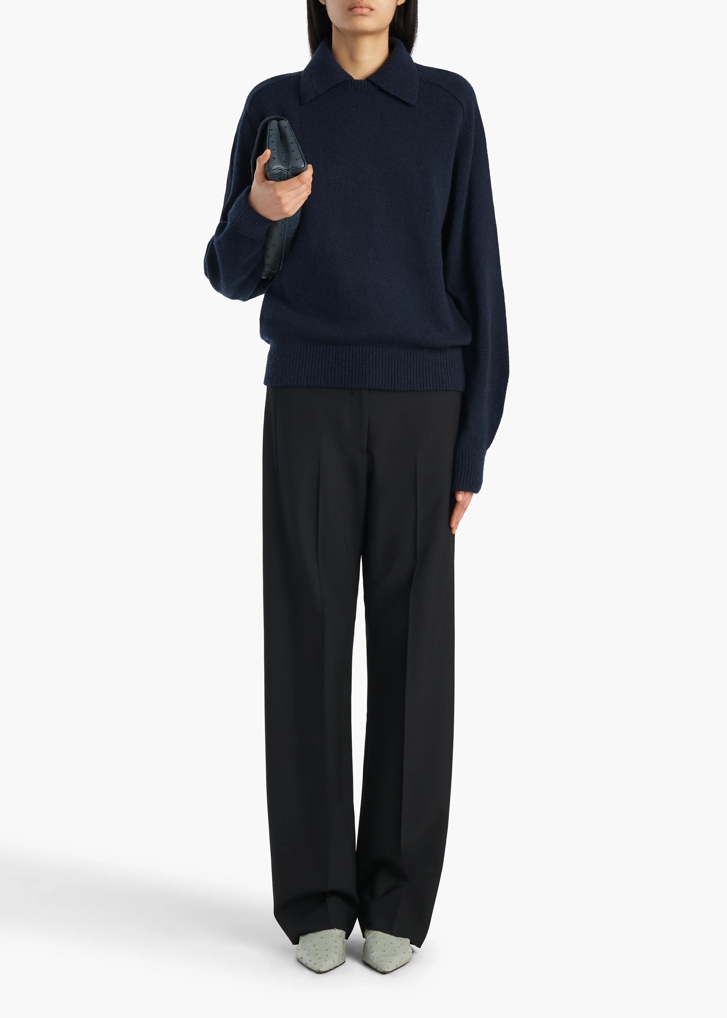 Jackson Sweater in Midnight Navy - Image 2