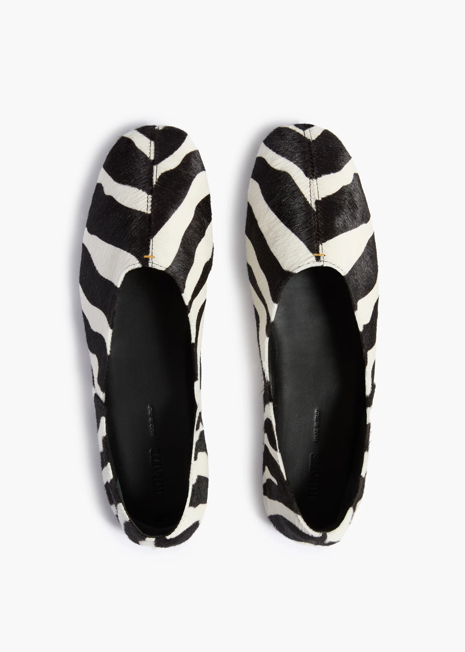 Jane Flat in Zebra Print Haircalf - Image 3