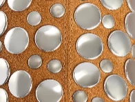 Jane Flat in Caramel Suede with Silver Studs - Image 5