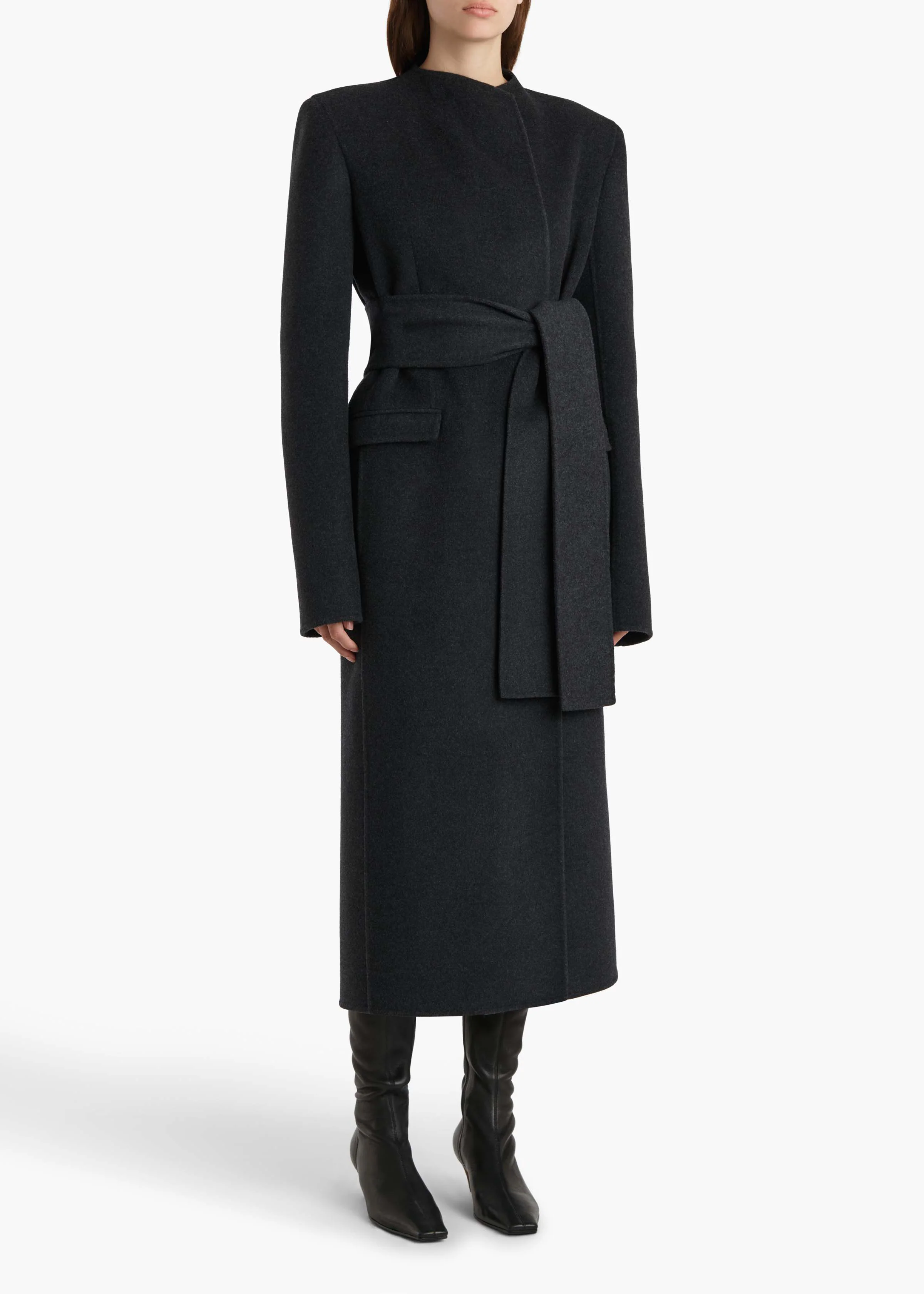 Jelson Coat in Charcoal - Image 2