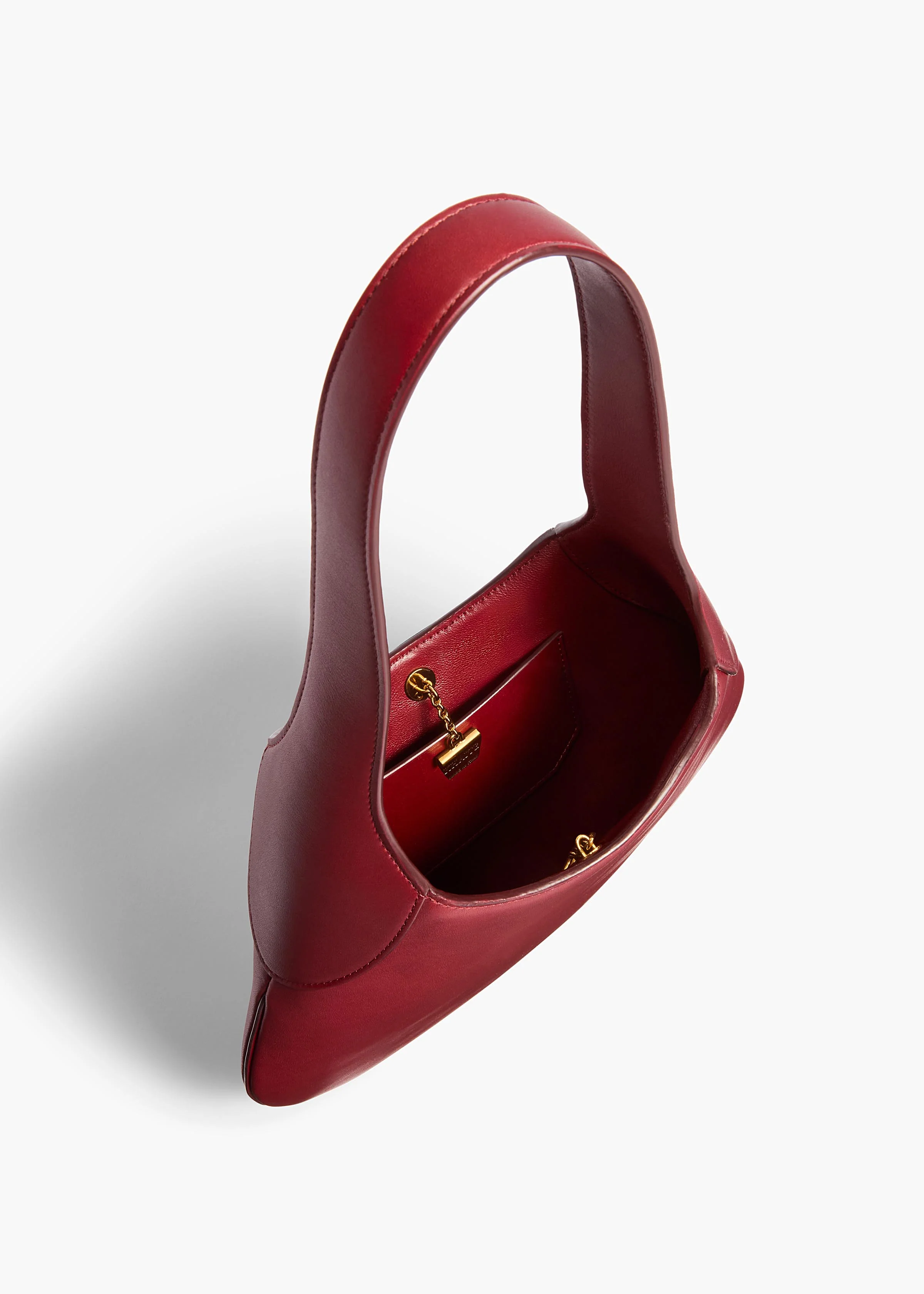 Small Joan Hobo in Oxblood - Image 3