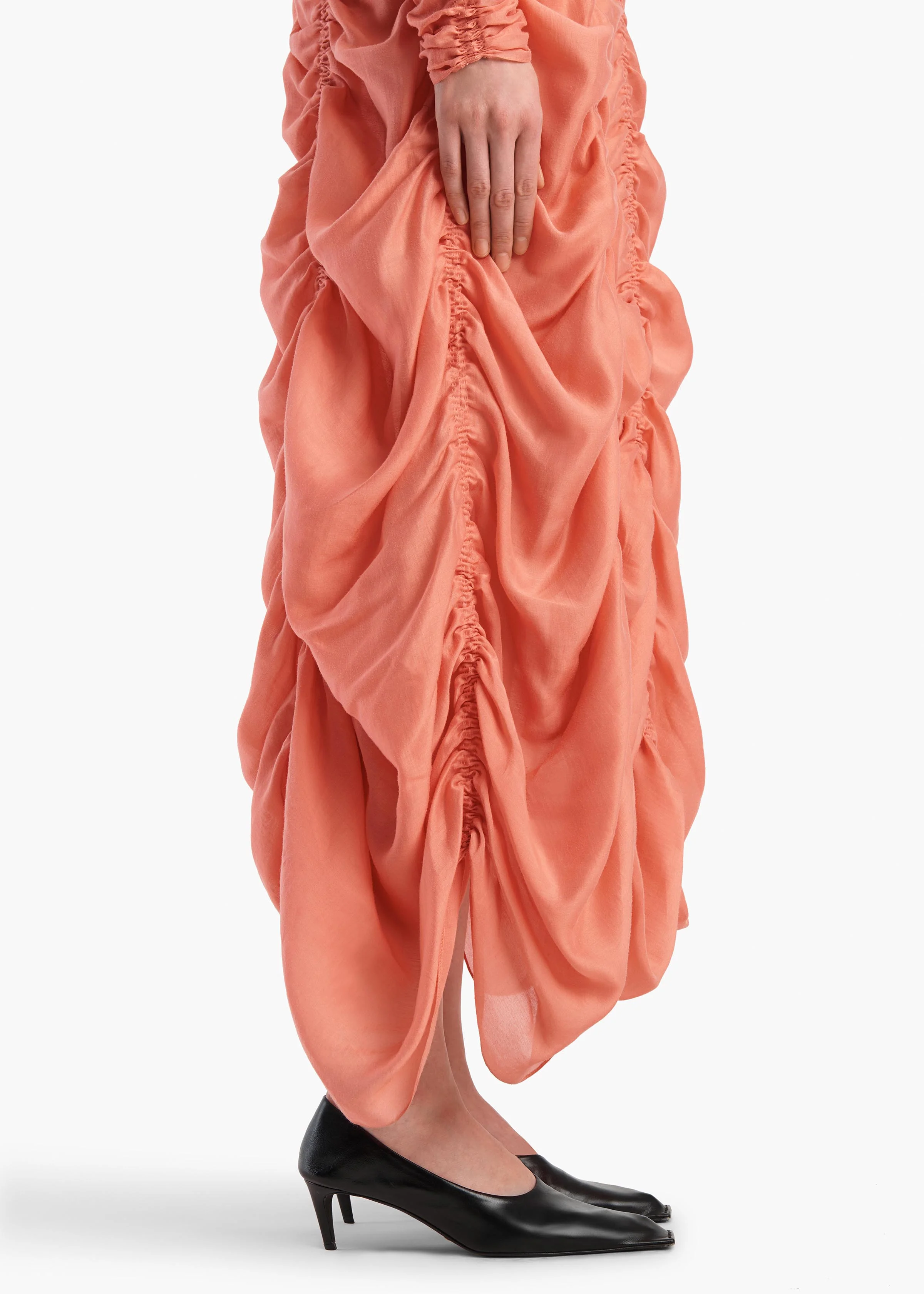 Judith Dress in Coral - Image 5