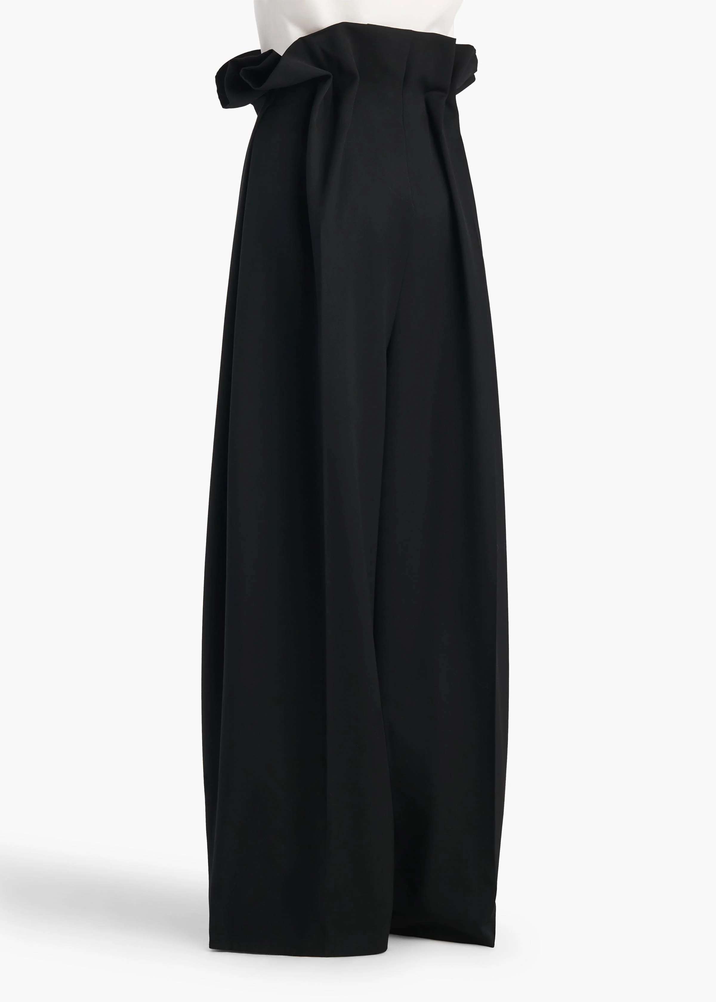 Kira Pant in Black Wool - Image 4