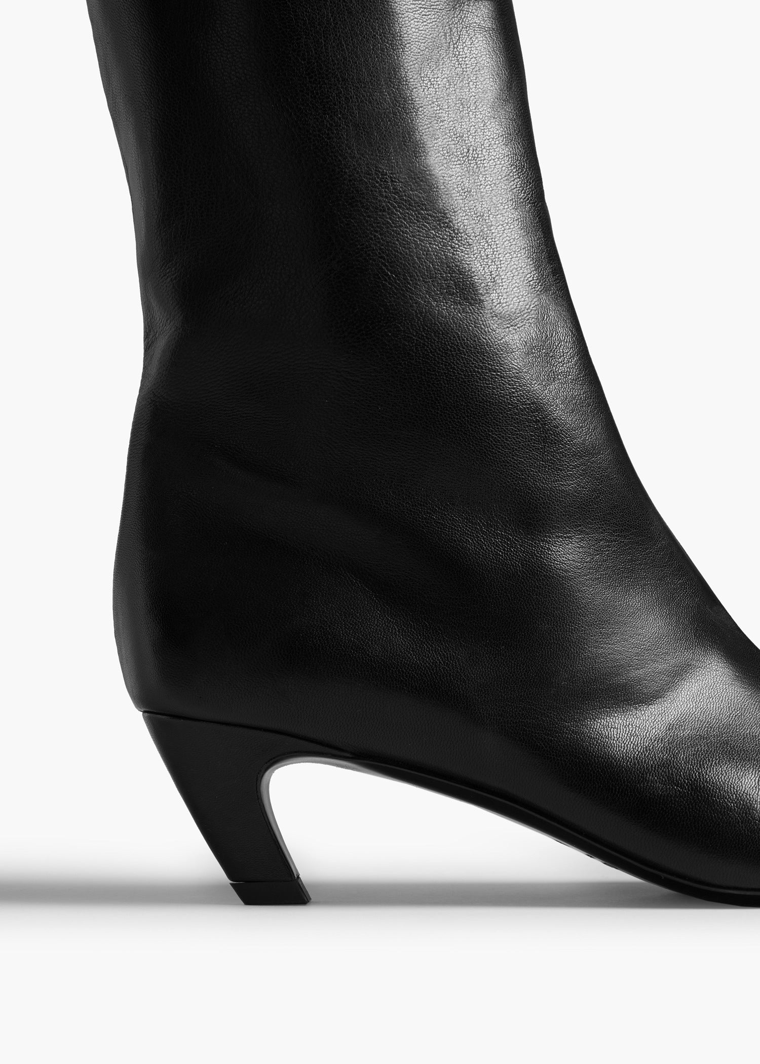 Davis Boot in Black Leather - Image 4
