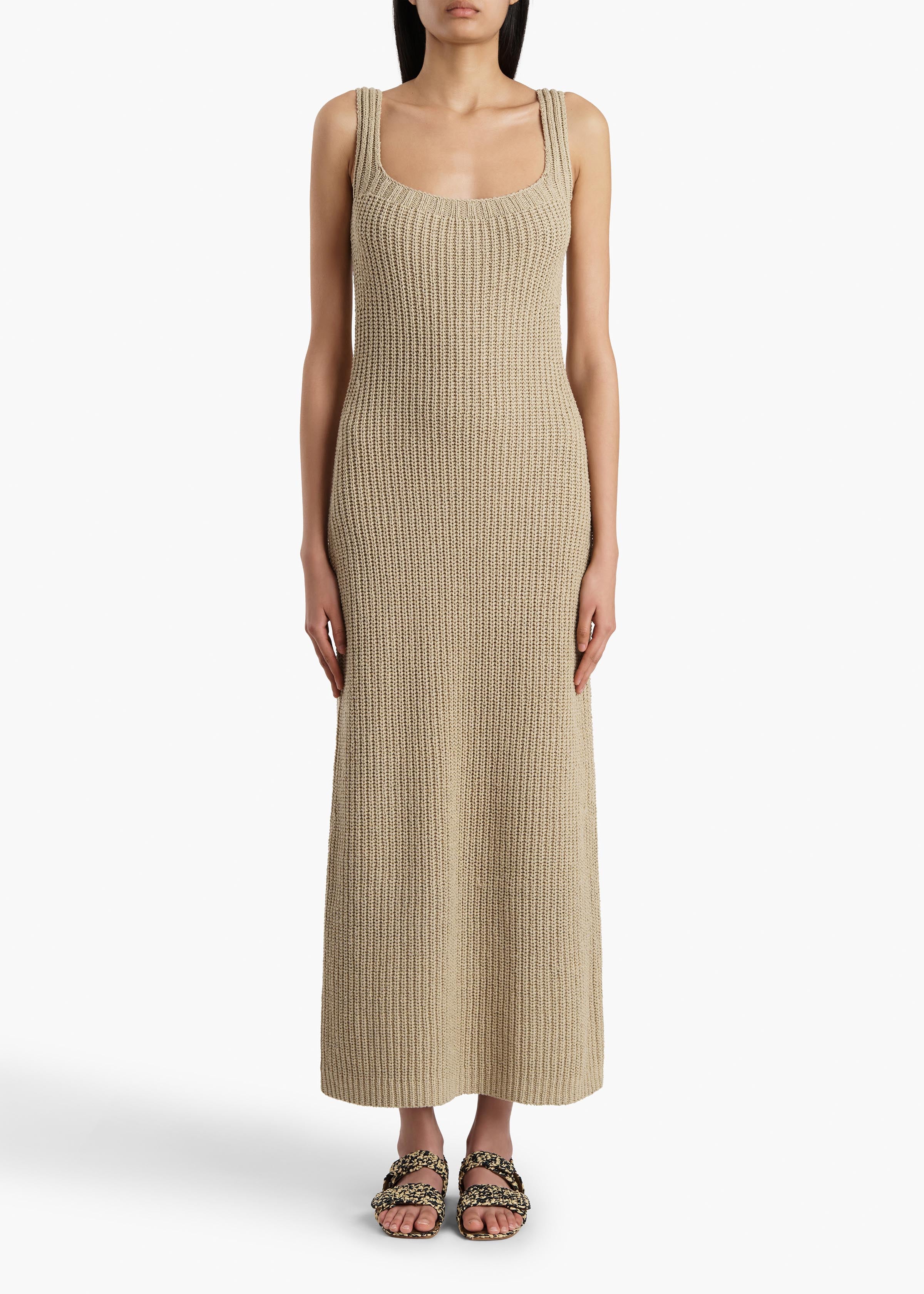 Lex Dress in Beige - Image 3