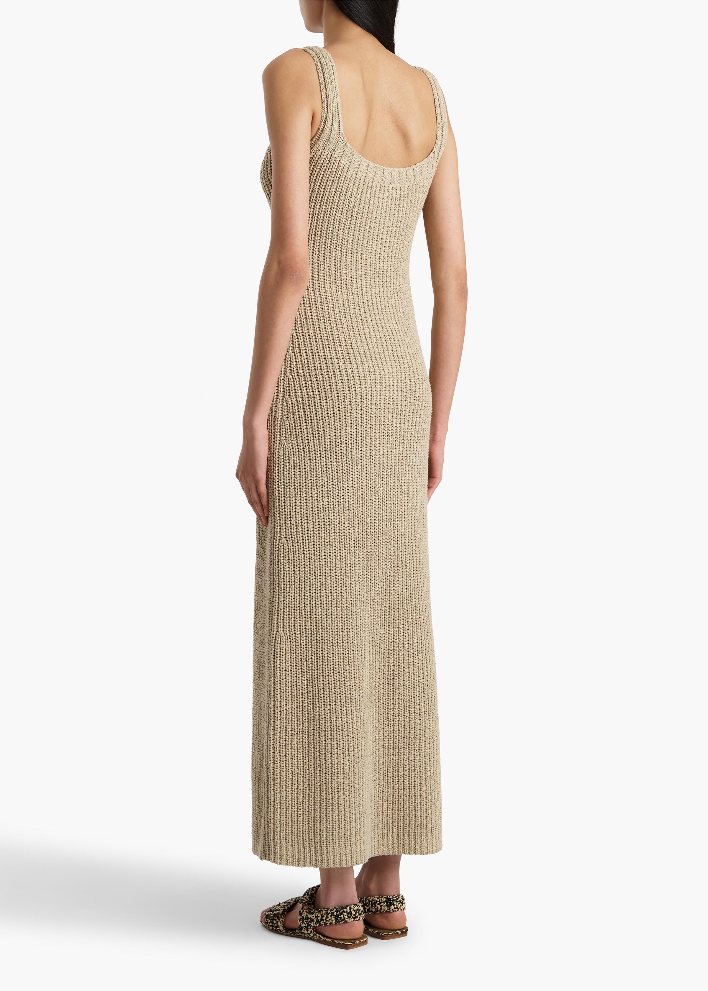 Lex Dress in Beige - Image 4