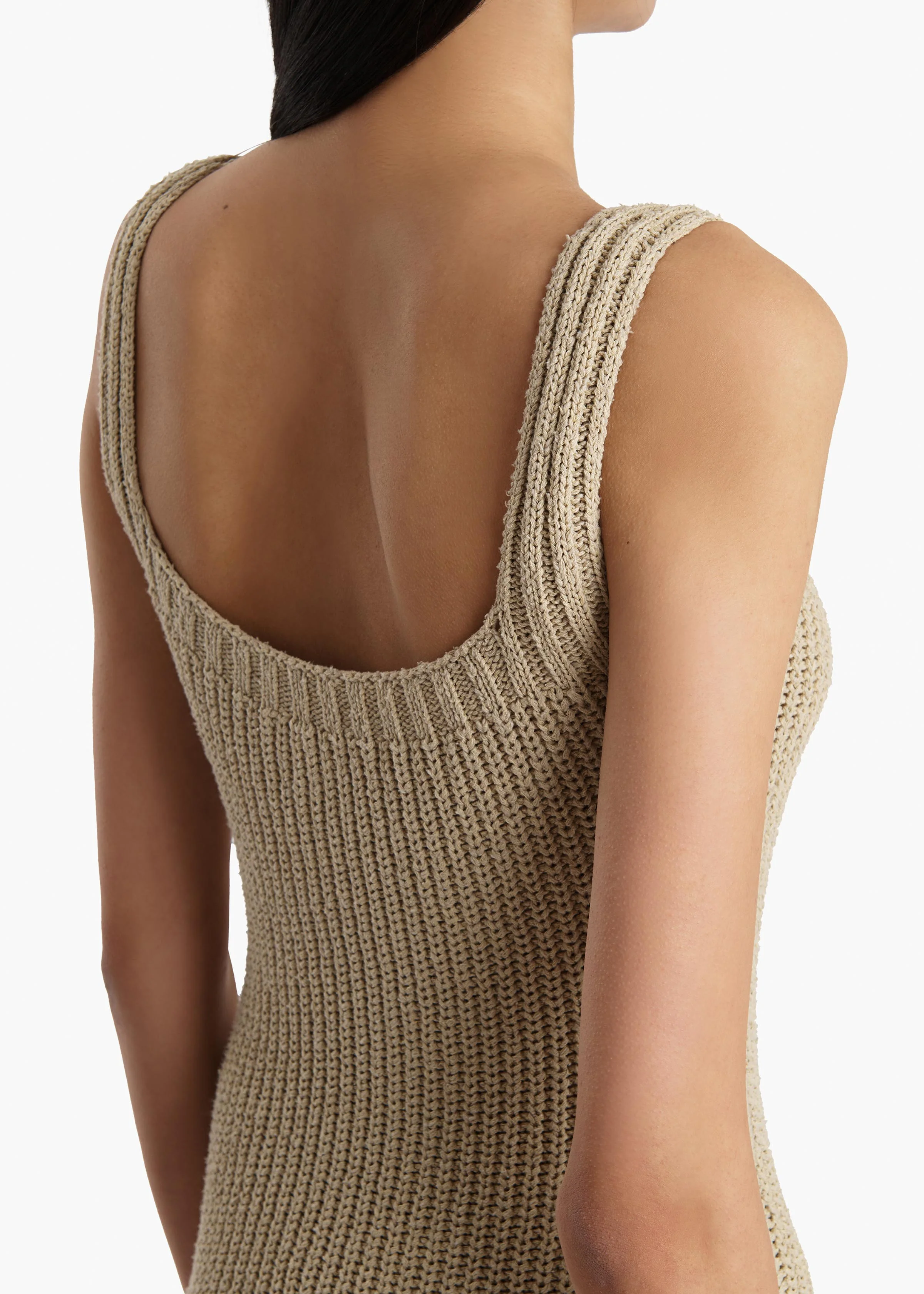 Lex Dress in Beige - Image 6