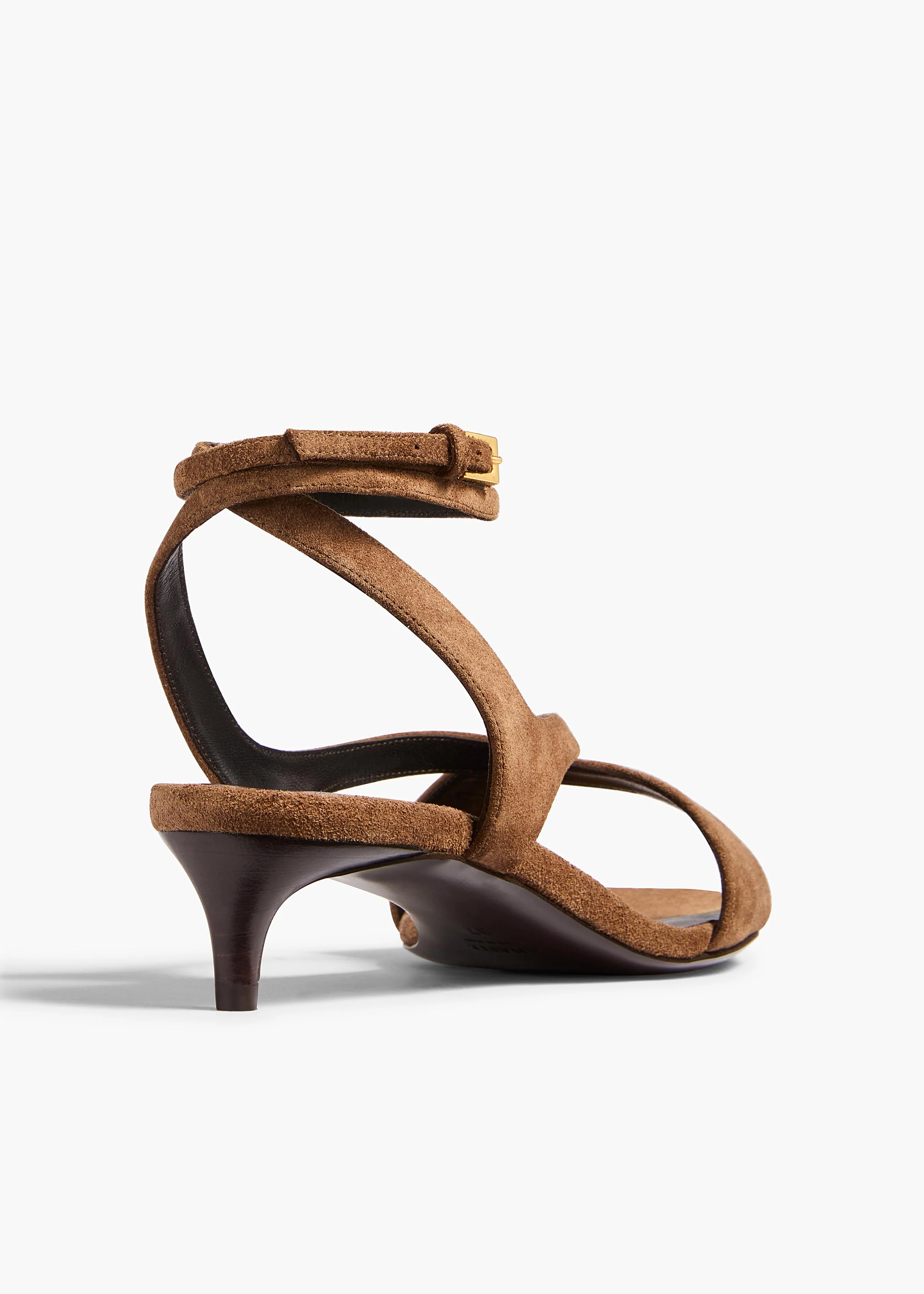 Liria Kitten Heel Sandal in Dattero Suede - Image 4
